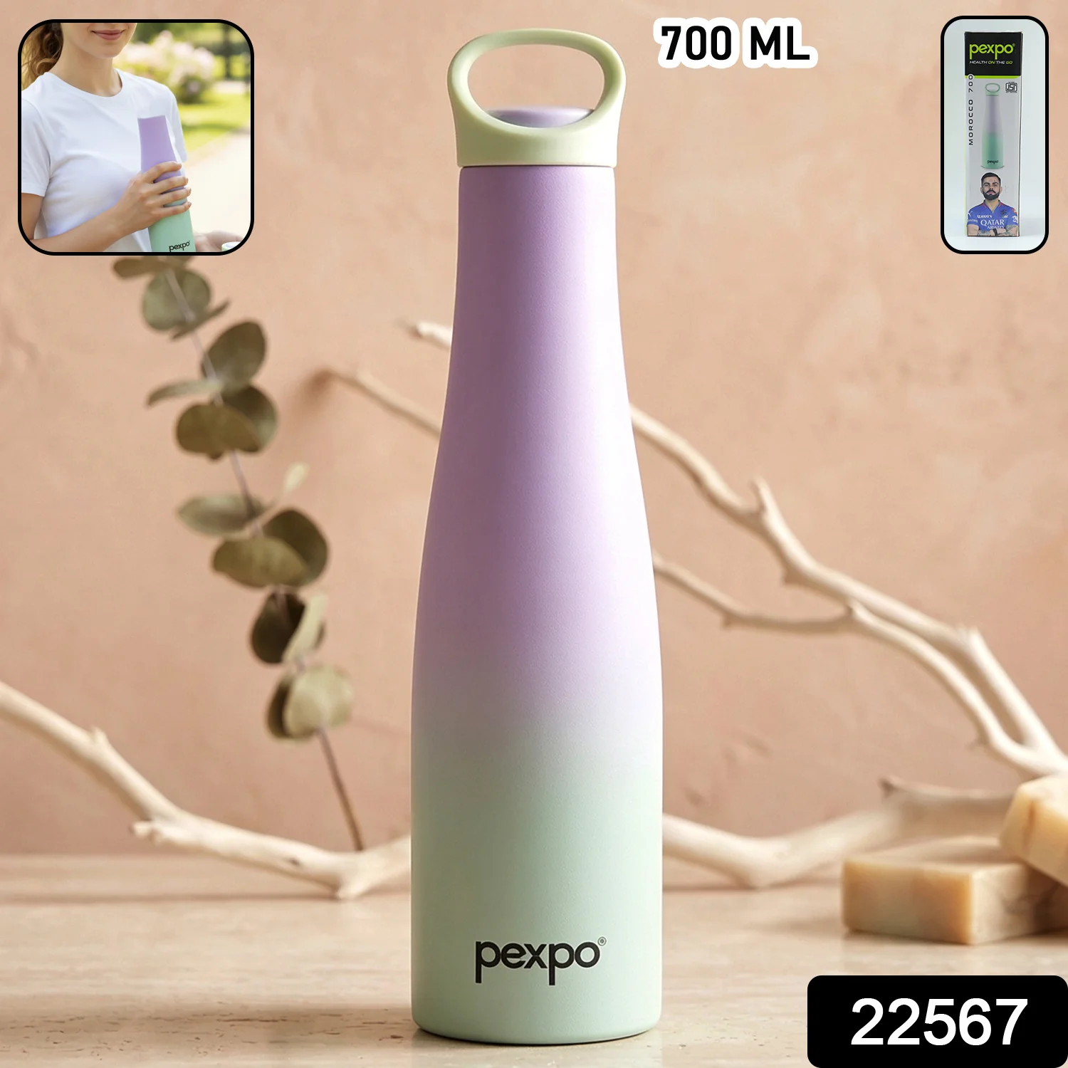 Insulated Stainless Steel Water Bottle – Keep Hot & Cold Beverages - Image 2