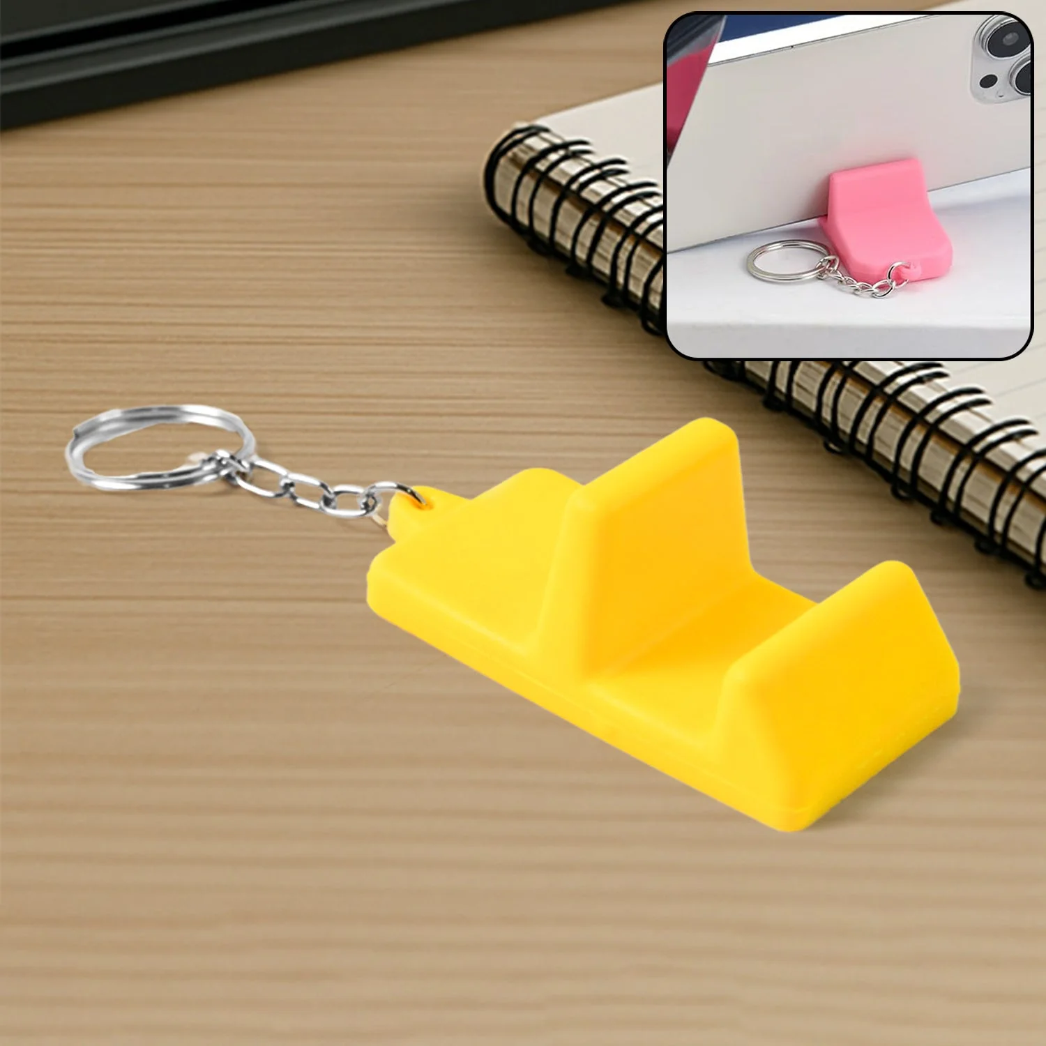 Mobile Stand Keychain – Compact 2-in-1 Phone Holder - Image 4