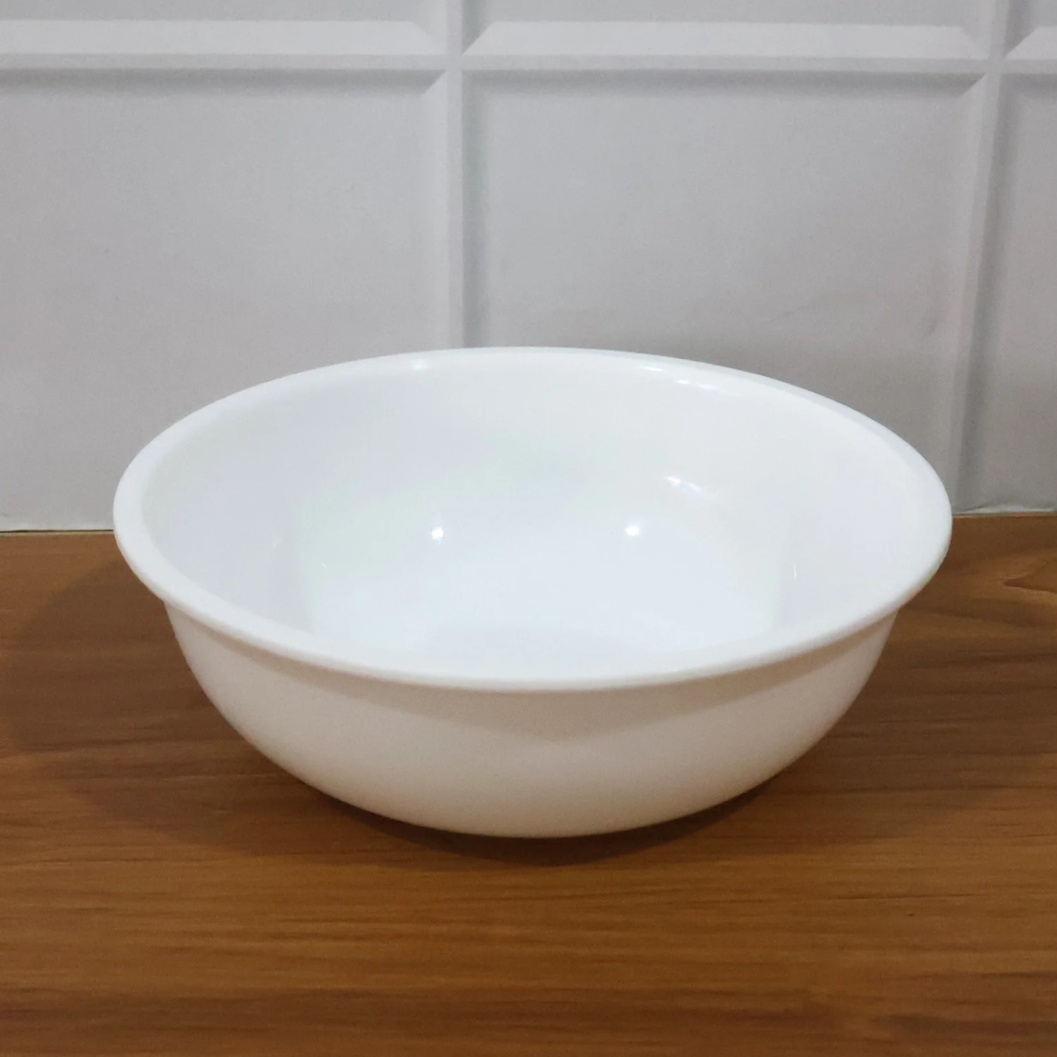 Plastic Serving Bowl 6 Inch – Deep Round White Kitchen Bowl - Image 8