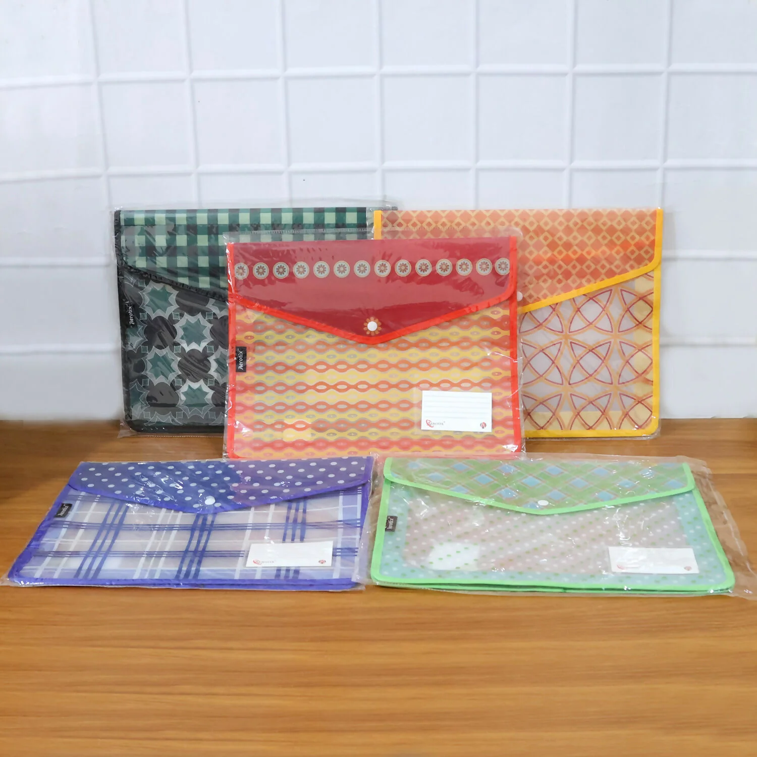 Plastic Button File Folder – Durable Document Organizer with Secure Closure - Image 7