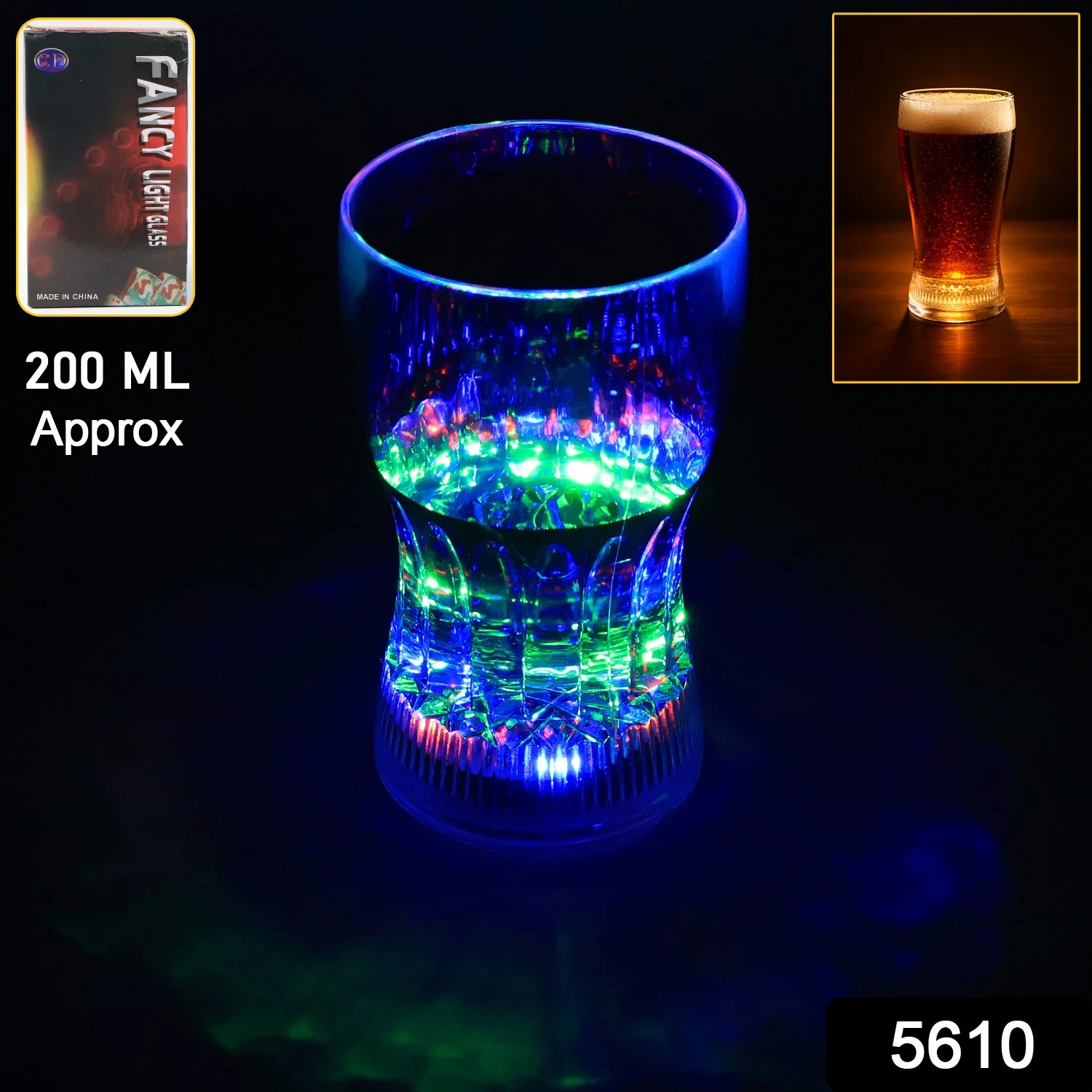 LED Light Glass – Color Changing Party Cup 200ml for Celebrations - Image 2