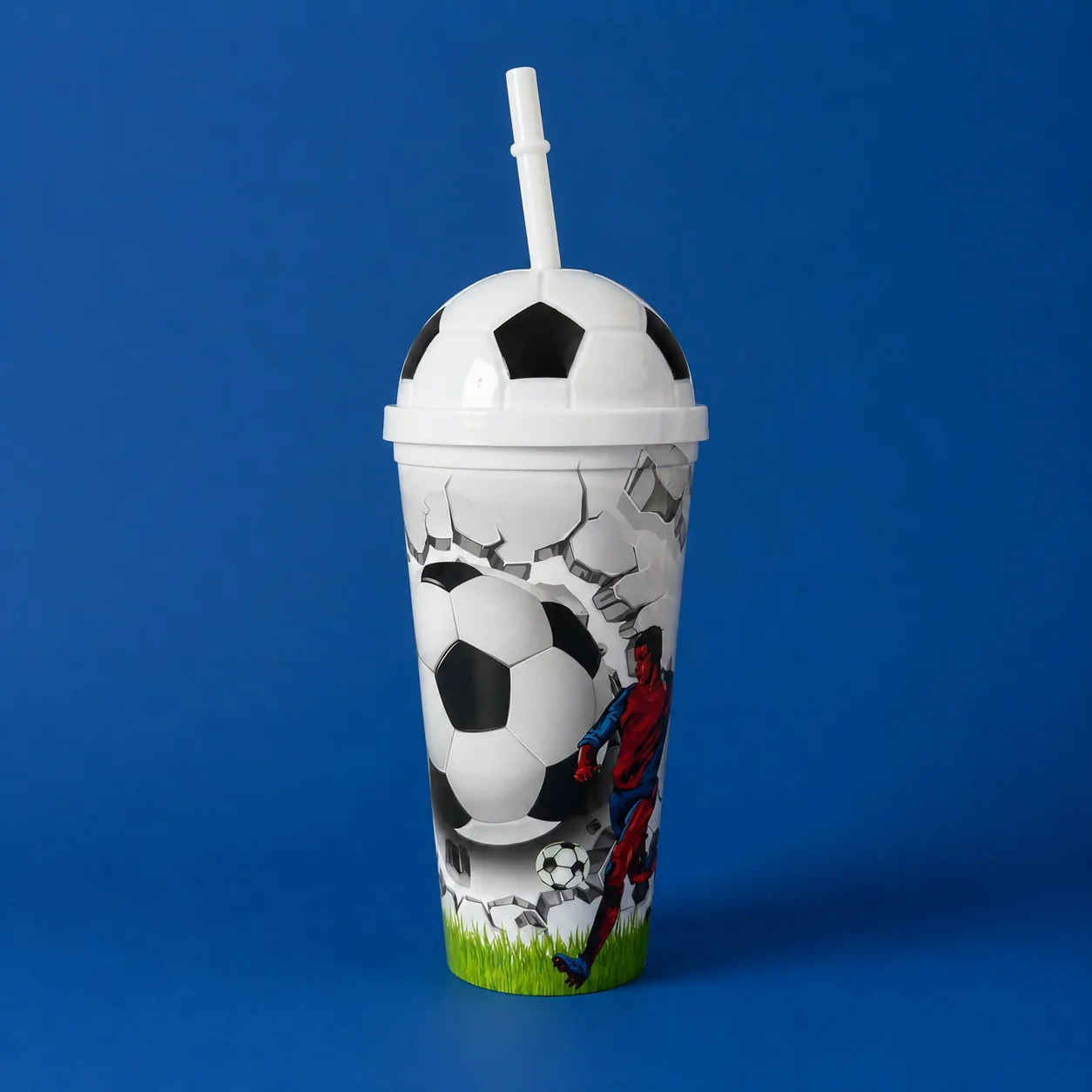 Plastic Football Sipper Cup – Perfect for Kids & Sports Fans - Image 5