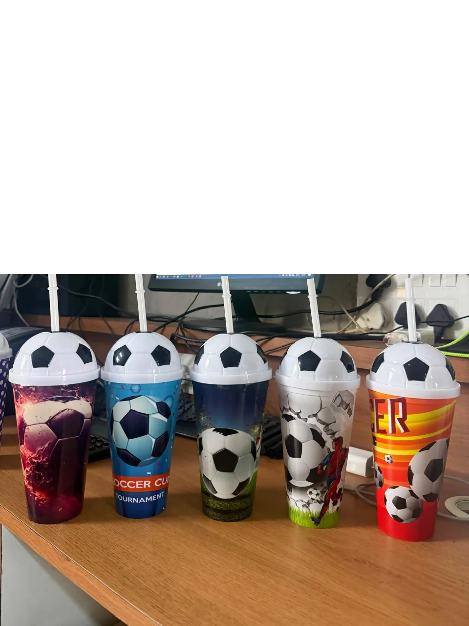 Plastic Football Sipper Cup – Perfect for Kids & Sports Fans - Image 7