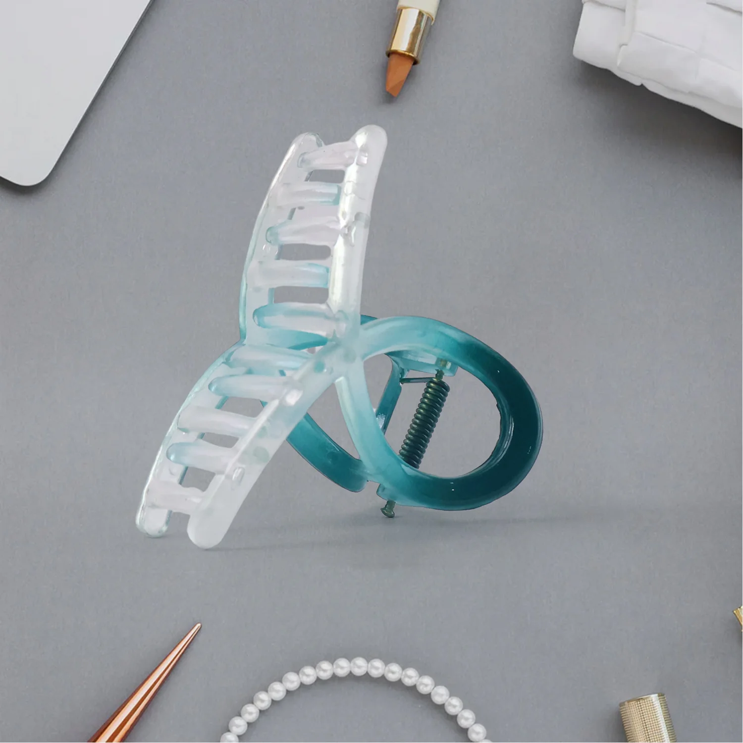 Plastic Hair Clamp – Durable Matte Finish Barrette Clip Set - Image 8