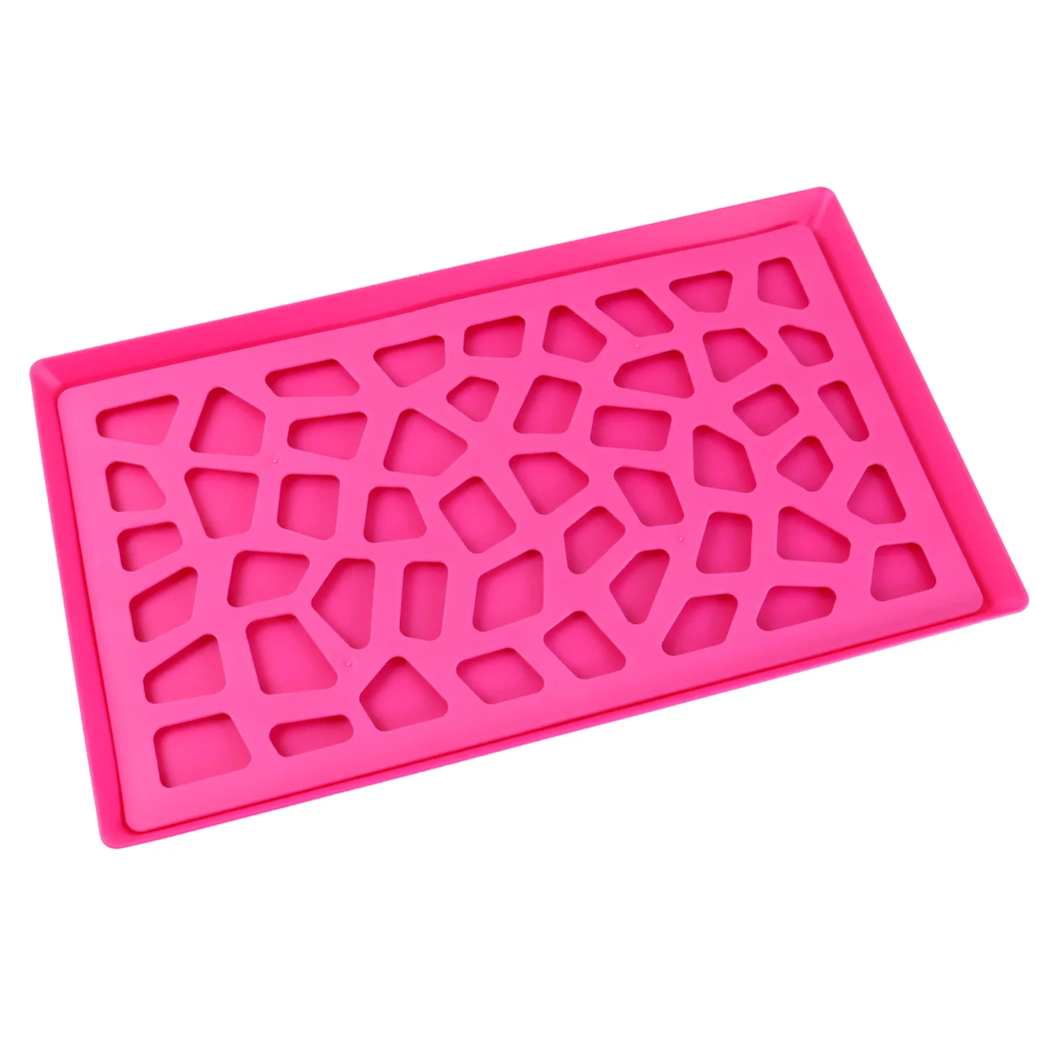 Plastic Kitchen Tray – Durable Modern Hollow Design 40x25 cm - Image 6