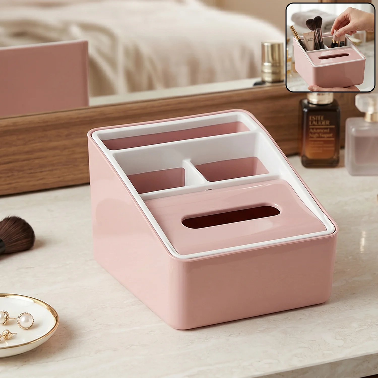 Plastic Multipurpose Storage Organizer Box – Space-Saving & Durable - Image 3