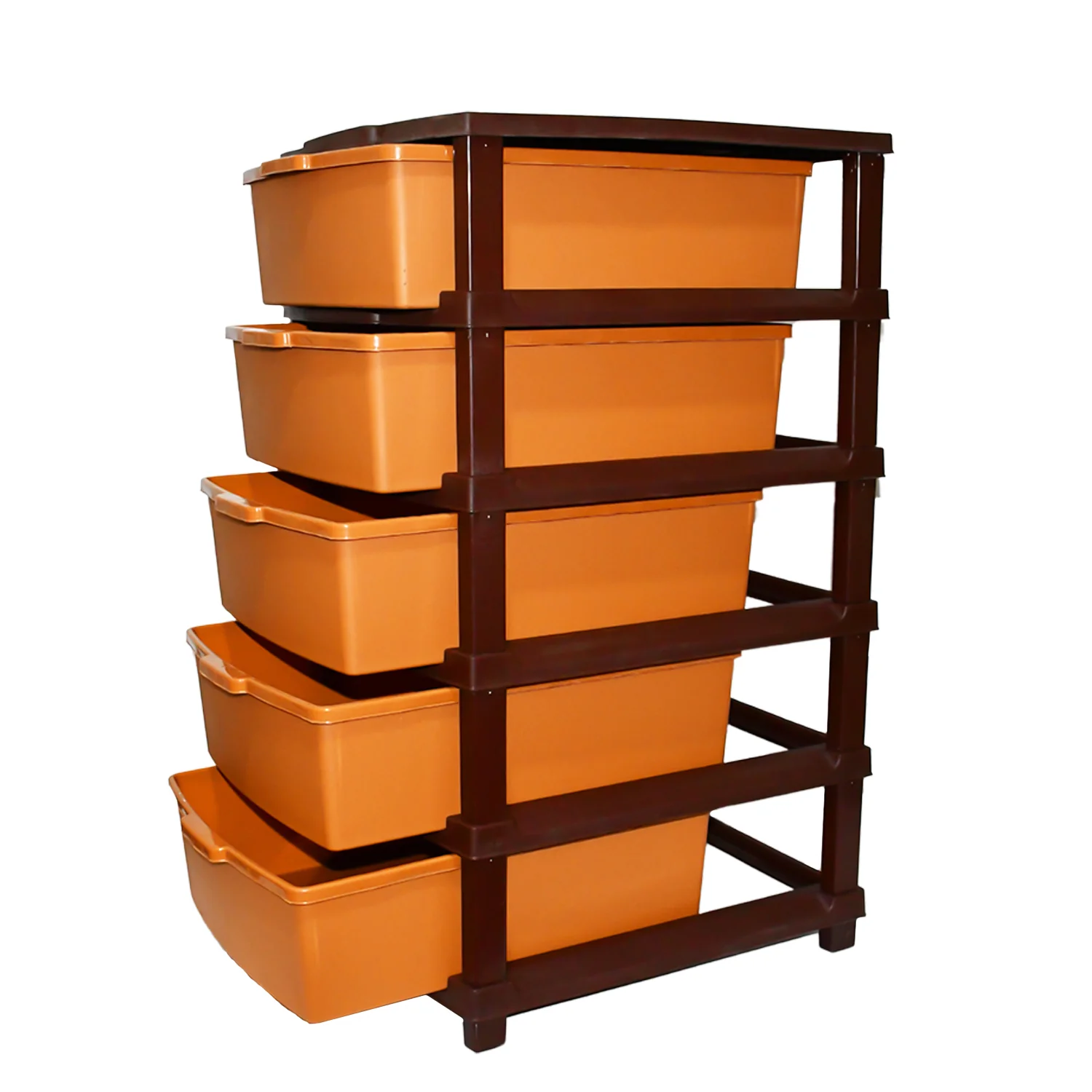 Plastic Home Storage Organizer – 5-Layer Large Modular Drawer - Image 5