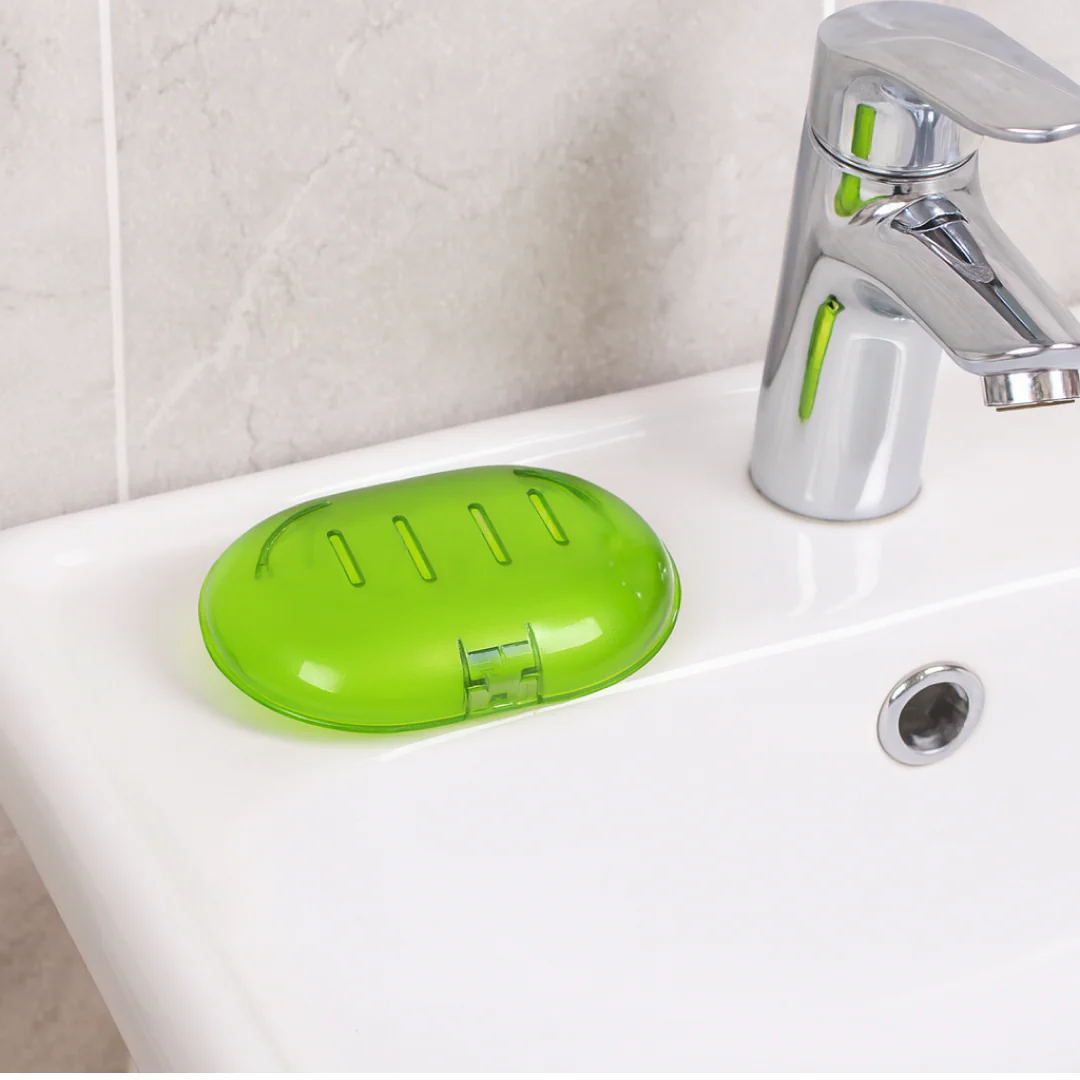 Plastic Soap Dish – Wall Mounted Self-Adhesive | VelvetBubbles - Image 4