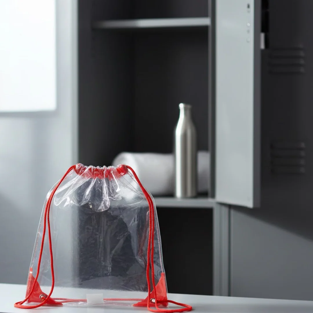 Clear Waterproof Stadium Bag – Gym & Travel Essentials | ClassiCarry - Image 3