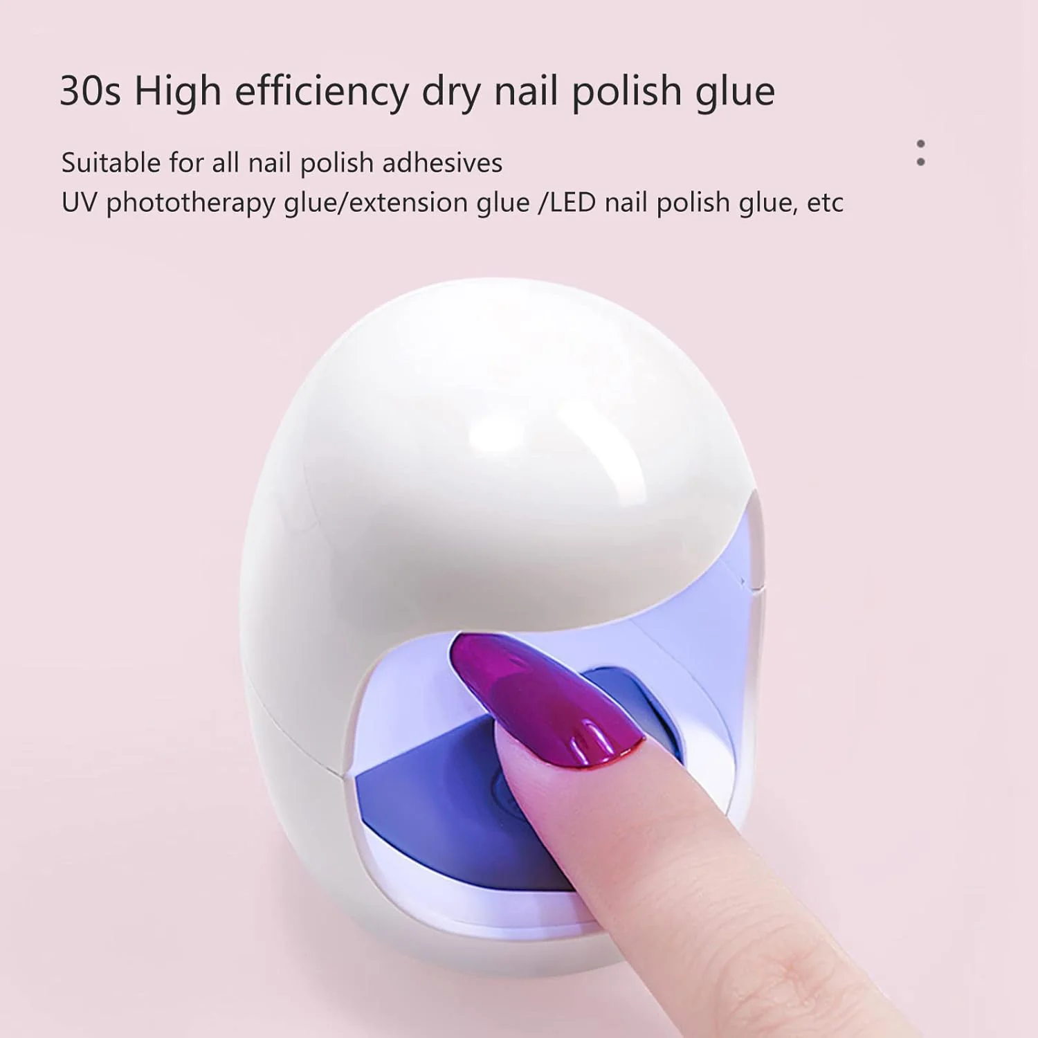 LED Nail Dryer – Quick Gel Polish Curing Plug-In Device - Image 4