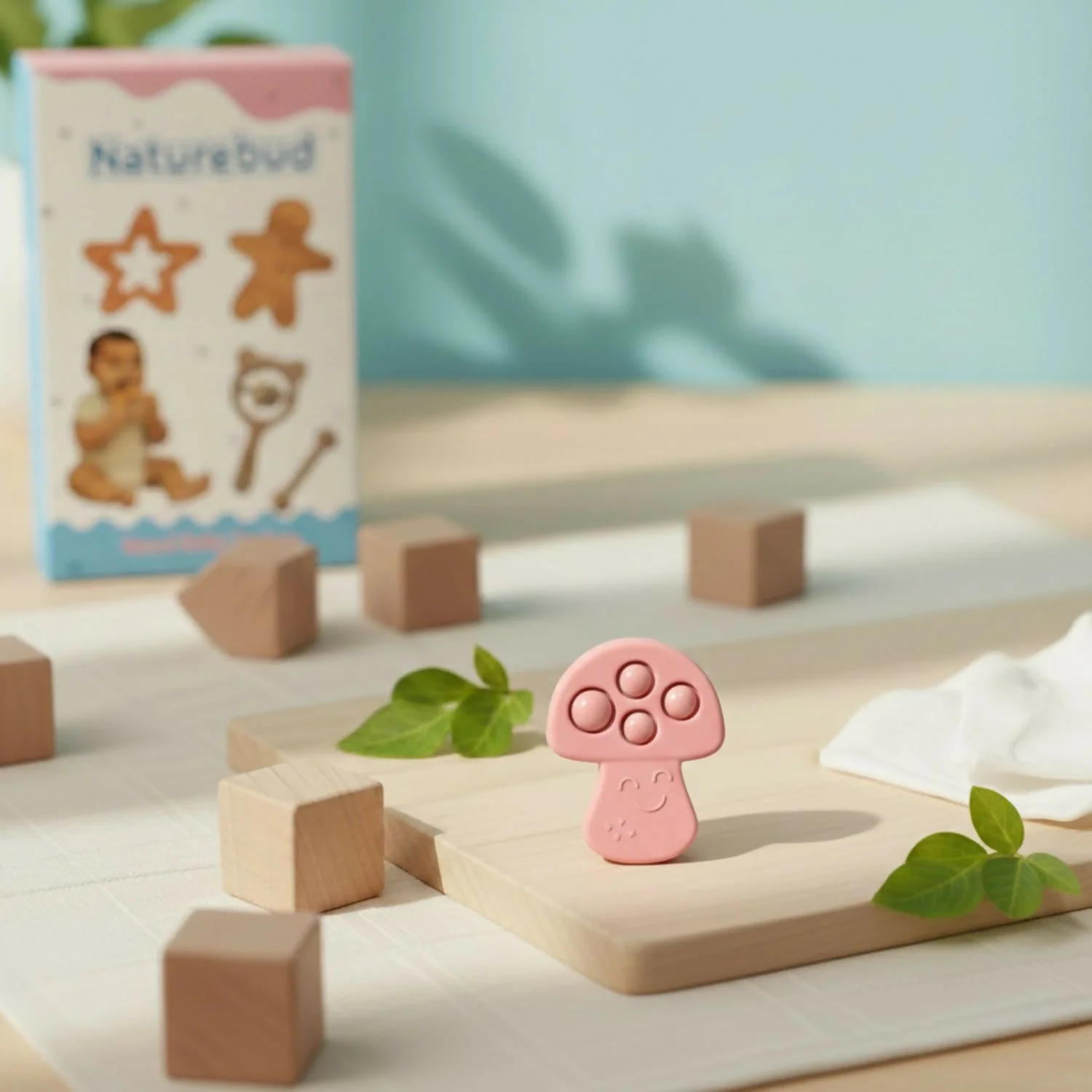 Baby Teether – Tree Shaped Silicone Popping Toy for Teething Relief - Image 3