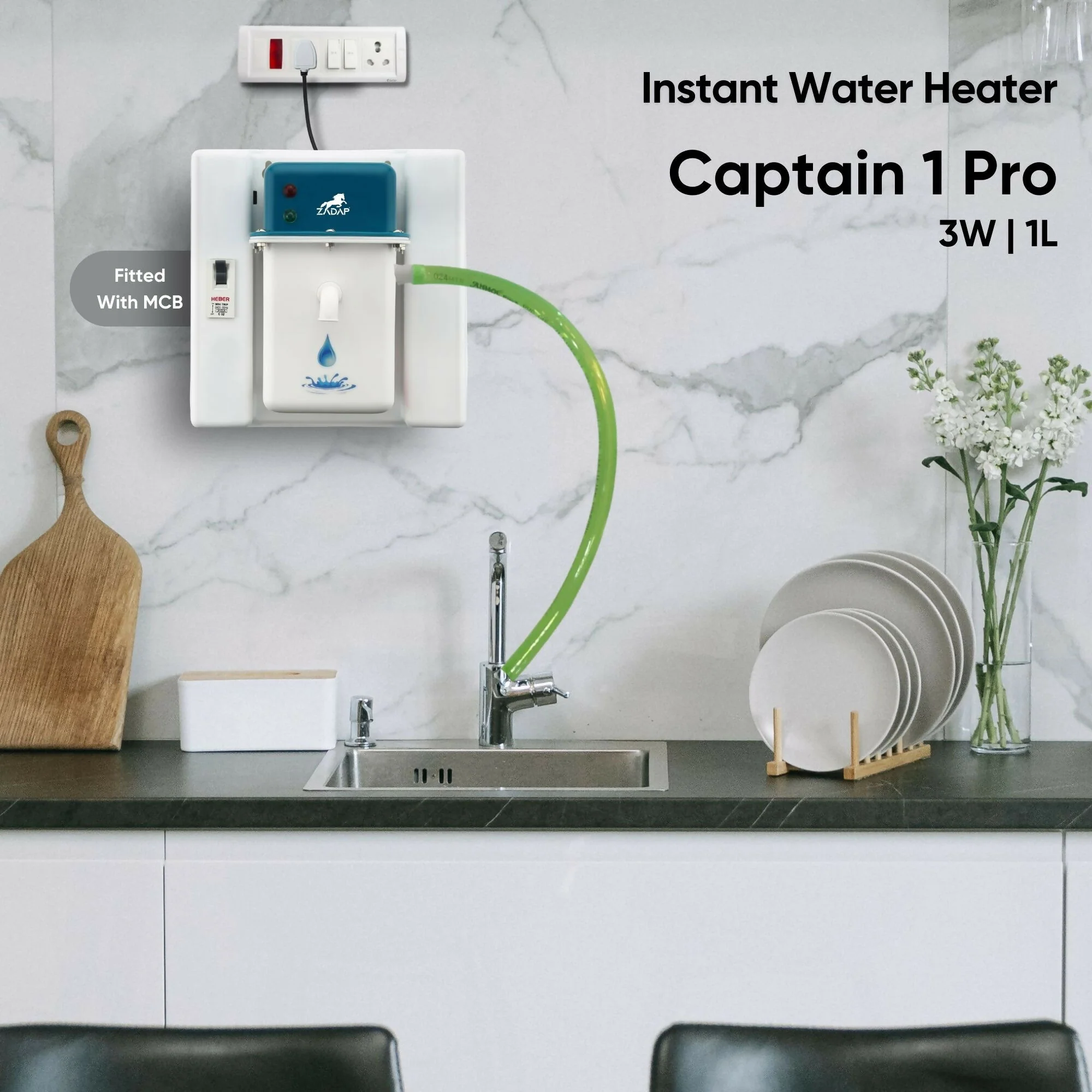 Portable 3kW Instant Water Heater – Fast Heating & Safe Use - Image 7