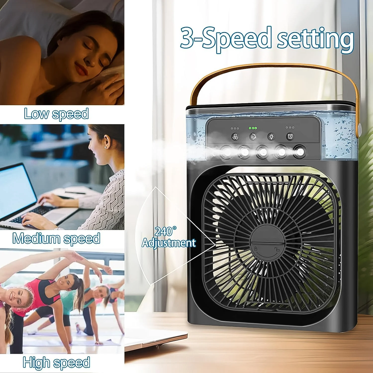 Portable Air Conditioner Fan – Personal Desk Cooler | Airvanta - Image 3