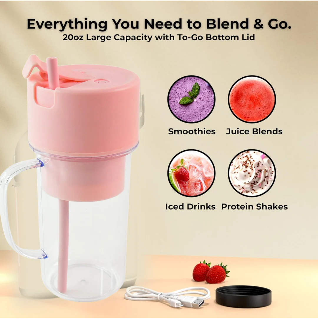 Portable USB Juicer – 420ml Rechargeable Blender | Siplix - Image 3