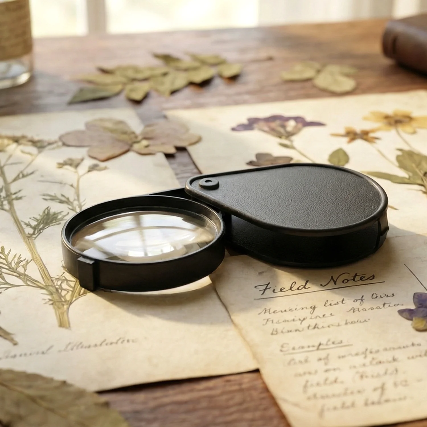 Portable Handheld Magnifying Glass – High Clarity with Folding Case - Image 5