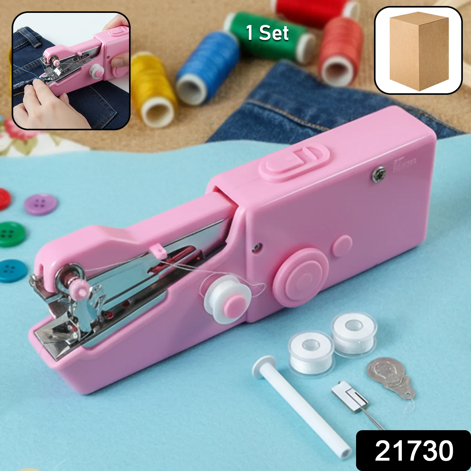 Portable Handheld Sewing Machine – Compact & Easy for Quick Repairs - Image 2