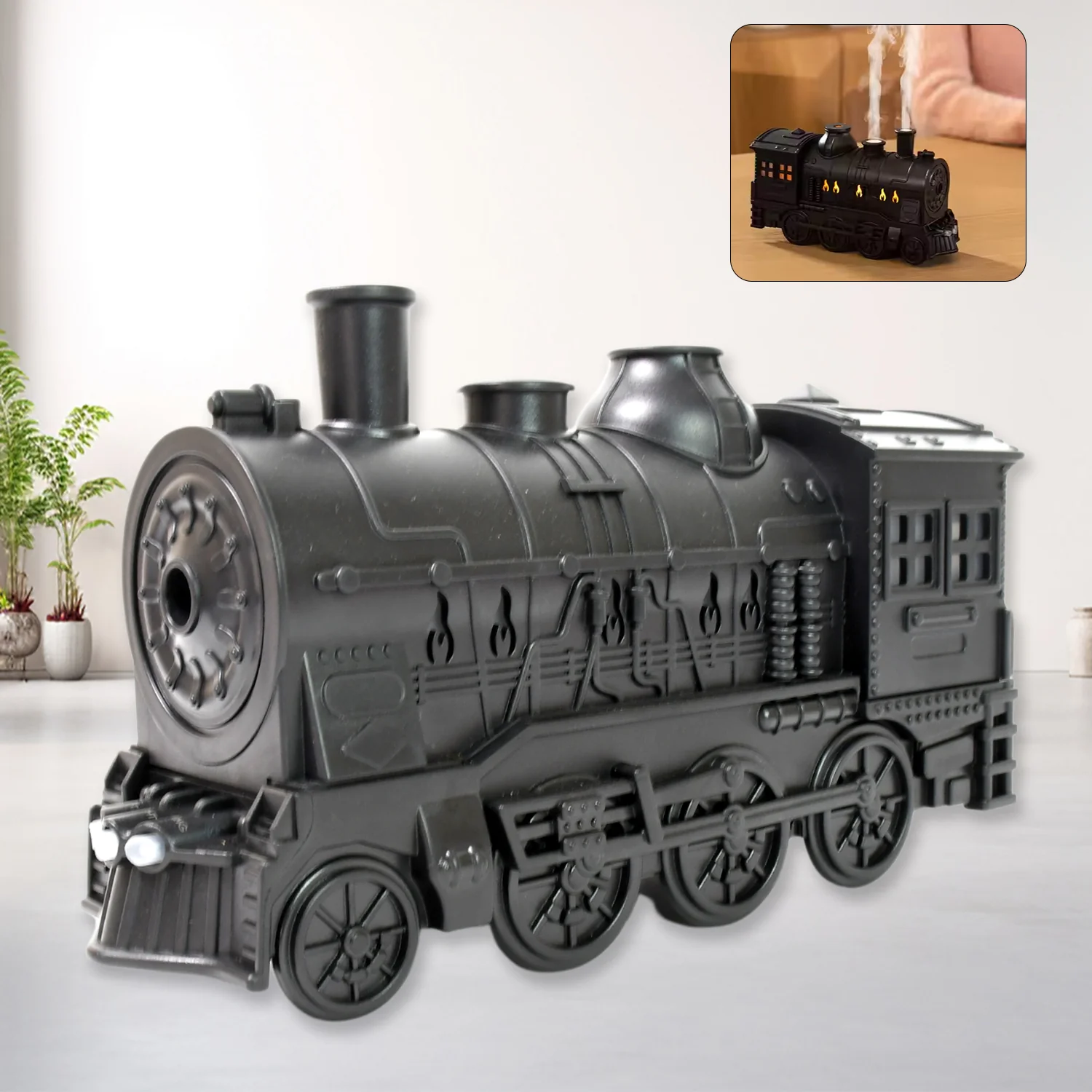 Portable Mini Humidifier – Retro Train Design with Night Light | Airvanta - Image 6