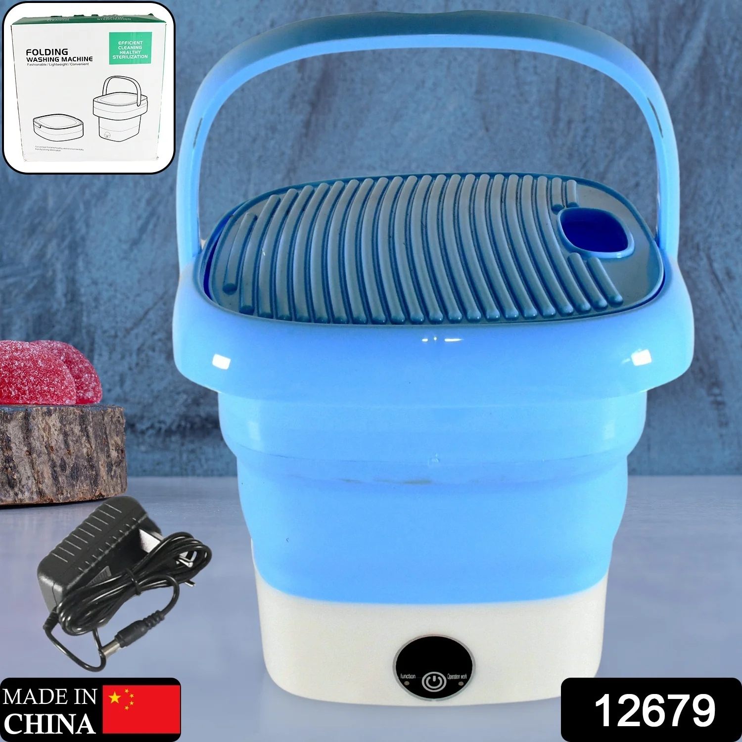Portable Washing Machine – Mini Folding Washer for Delicates | DeoDap - Image 2