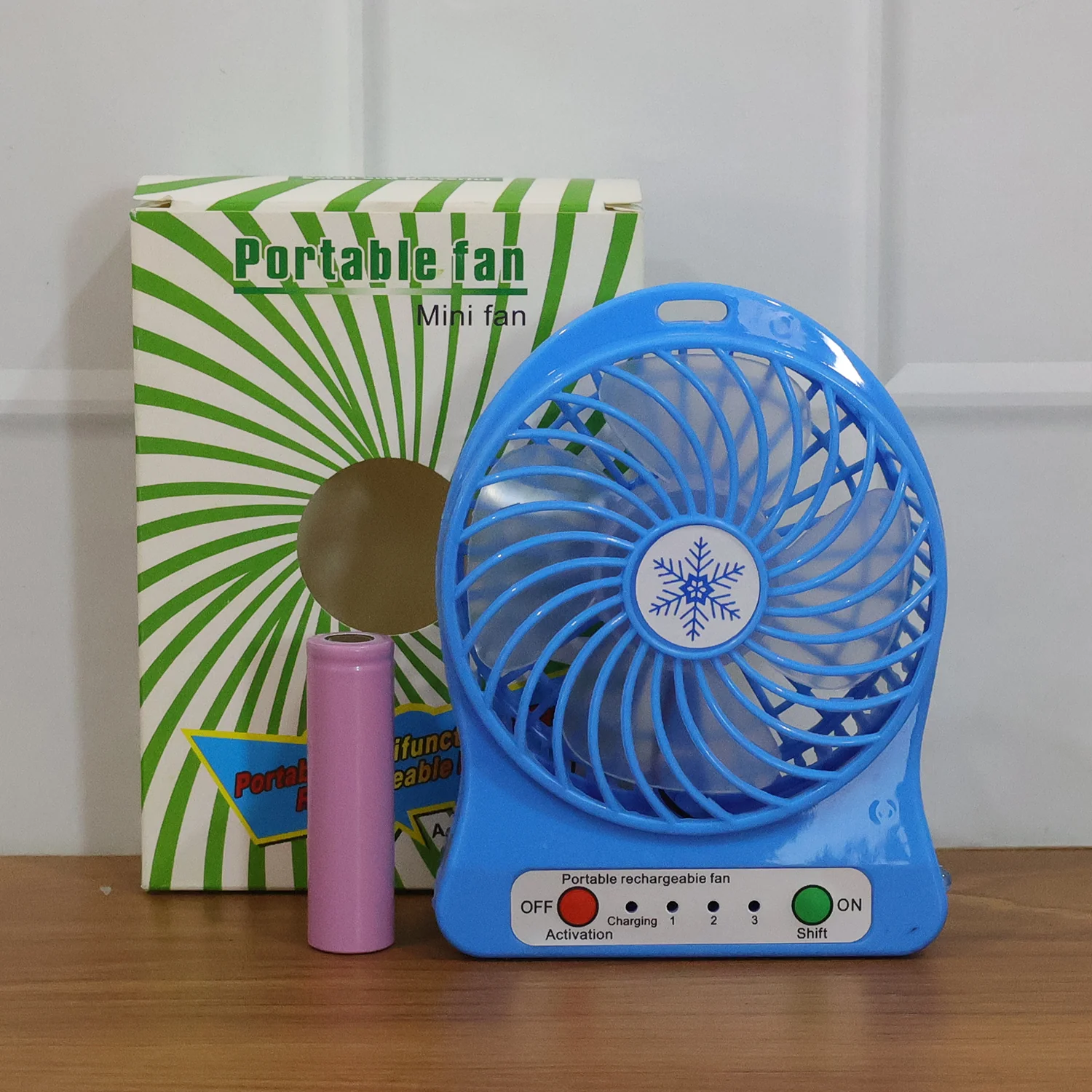 Portable Mini Table Fan – Rechargeable with Detachable Battery - Image 10
