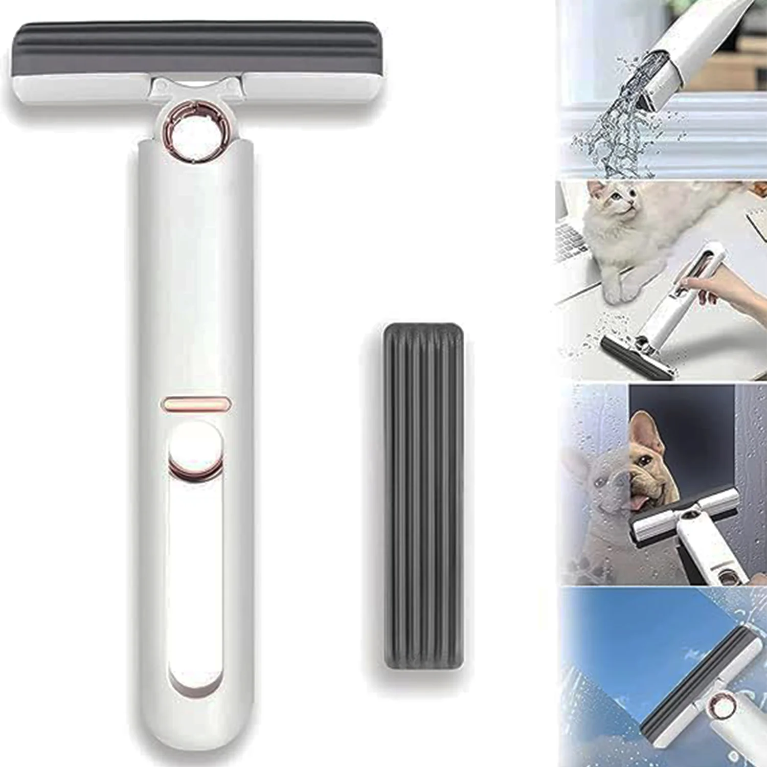 Mini Mop – Portable Self-Squeeze PVA Sponge for Home | DeoDap - Image 6