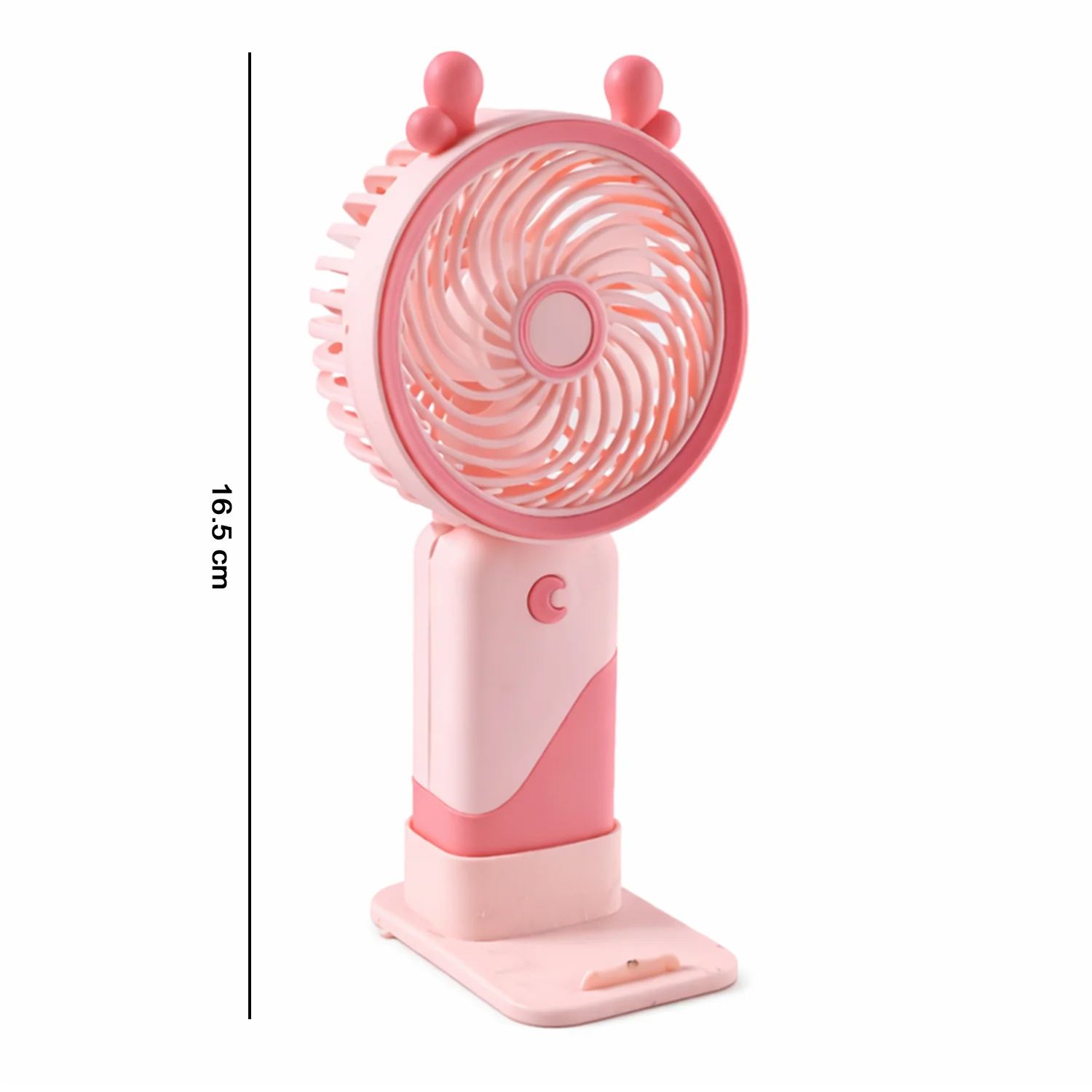 Mini Fan with LED Light – Portable & Rechargeable for Travel & Home - Image 6