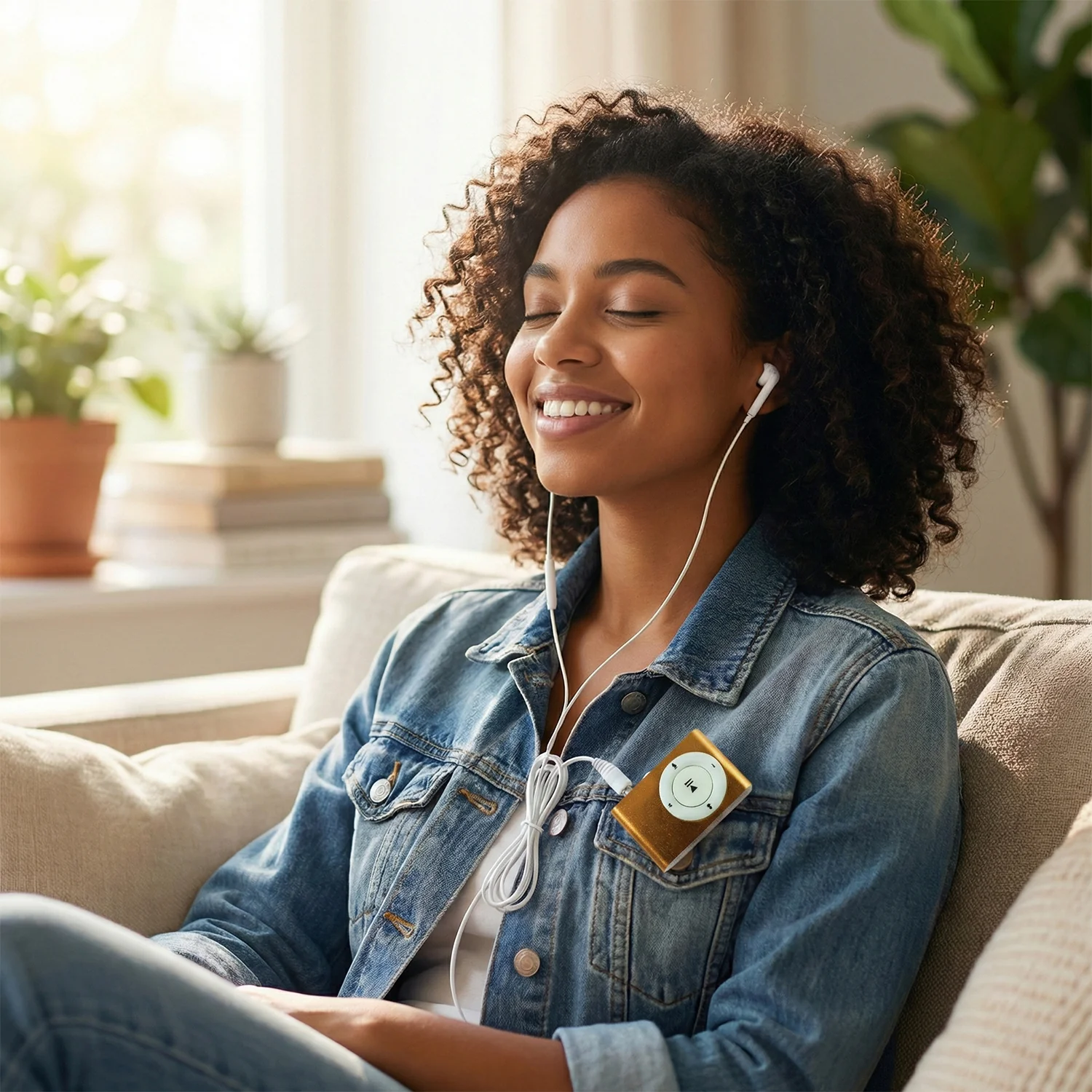 Portable Wired Earphones with Mini Music Player – Travel-Friendly Audio Set - Image 3