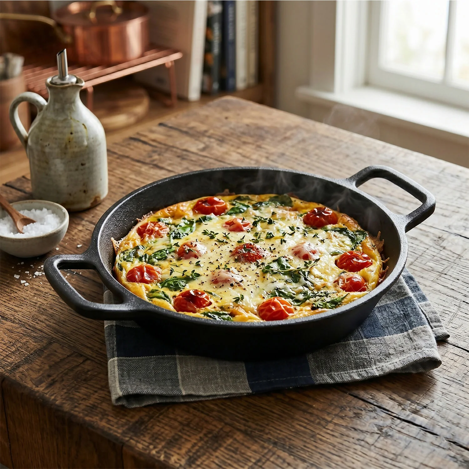 Cast Iron Skillet – Durable & Versatile for Gas & Induction Cooking - Image 4