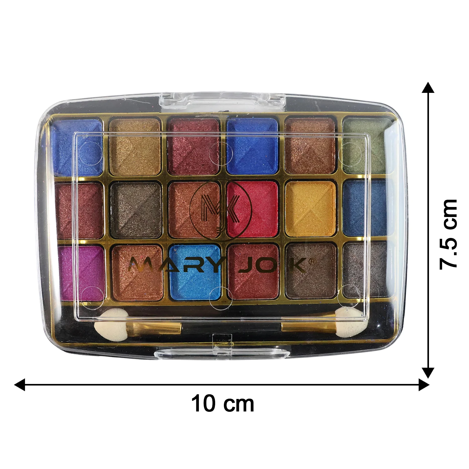 18-Color Shimmer Eyeshadow Palette – Vibrant, Long-Lasting Shades - Image 8