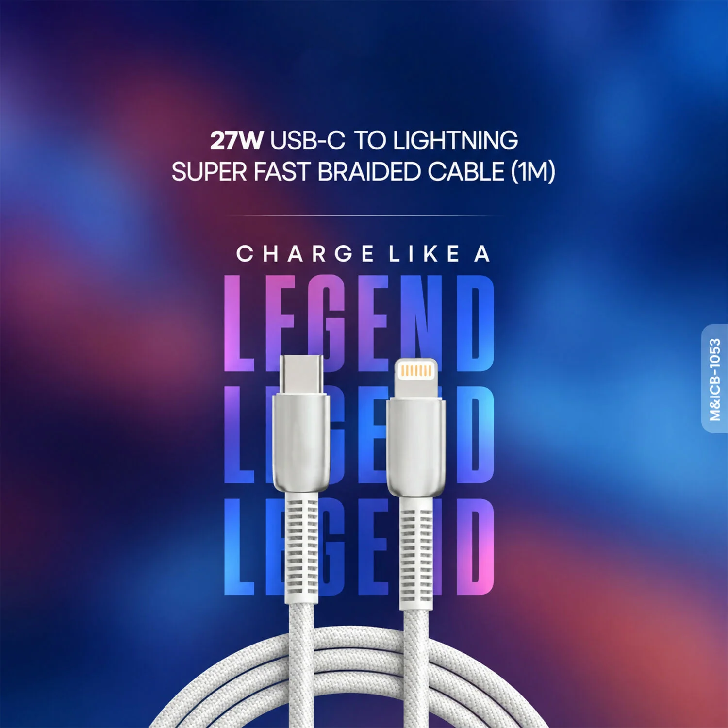 USB-C to Lightning Charging Cable – Supports Fast 27W Power Delivery - Image 4