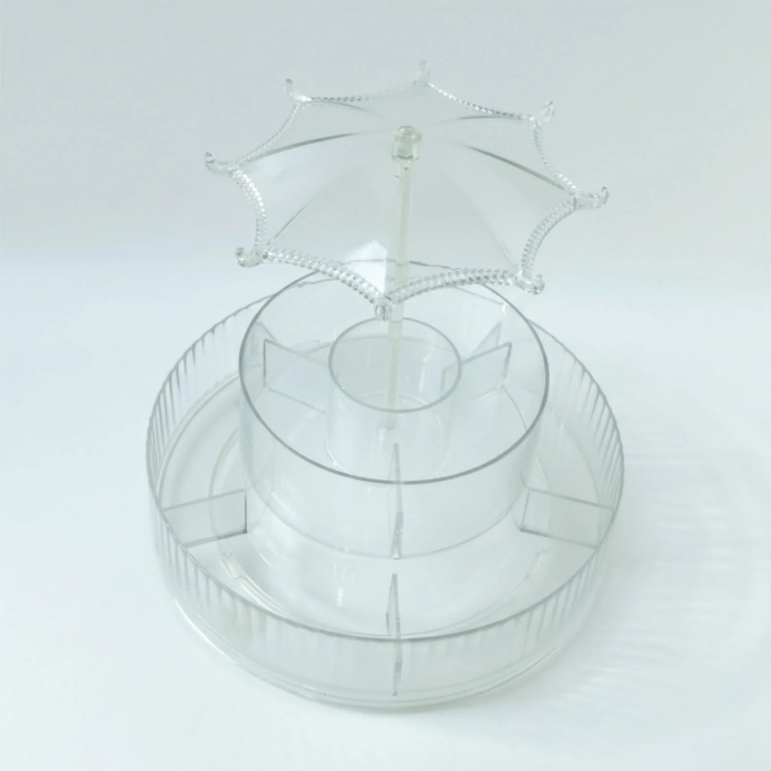 Rotating Makeup Organizer Stand – 360° Multi-Layer Vanity Storage - Image 4