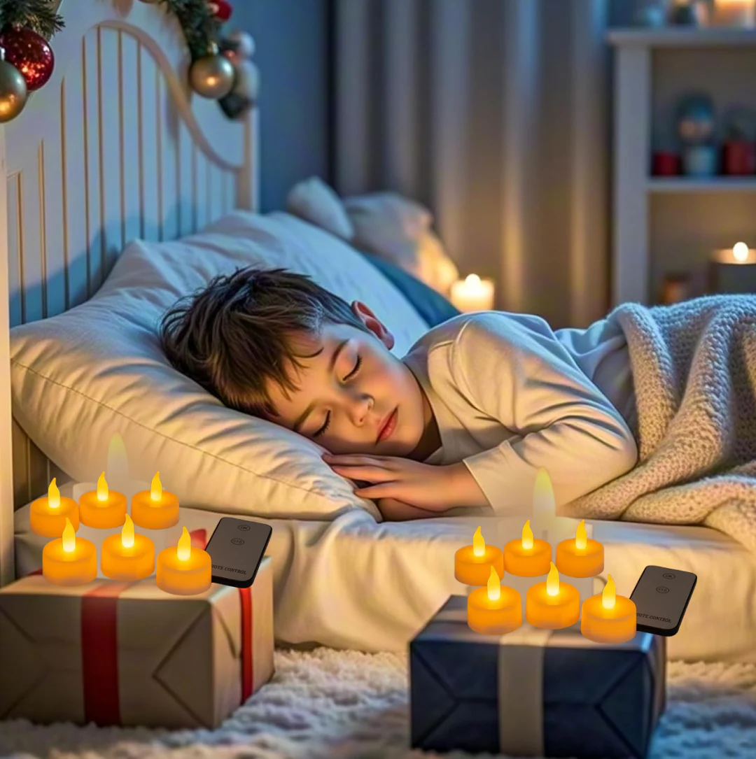 LED Flameless Candle Set – 6 Piece Warm Flickering Lights - Image 4