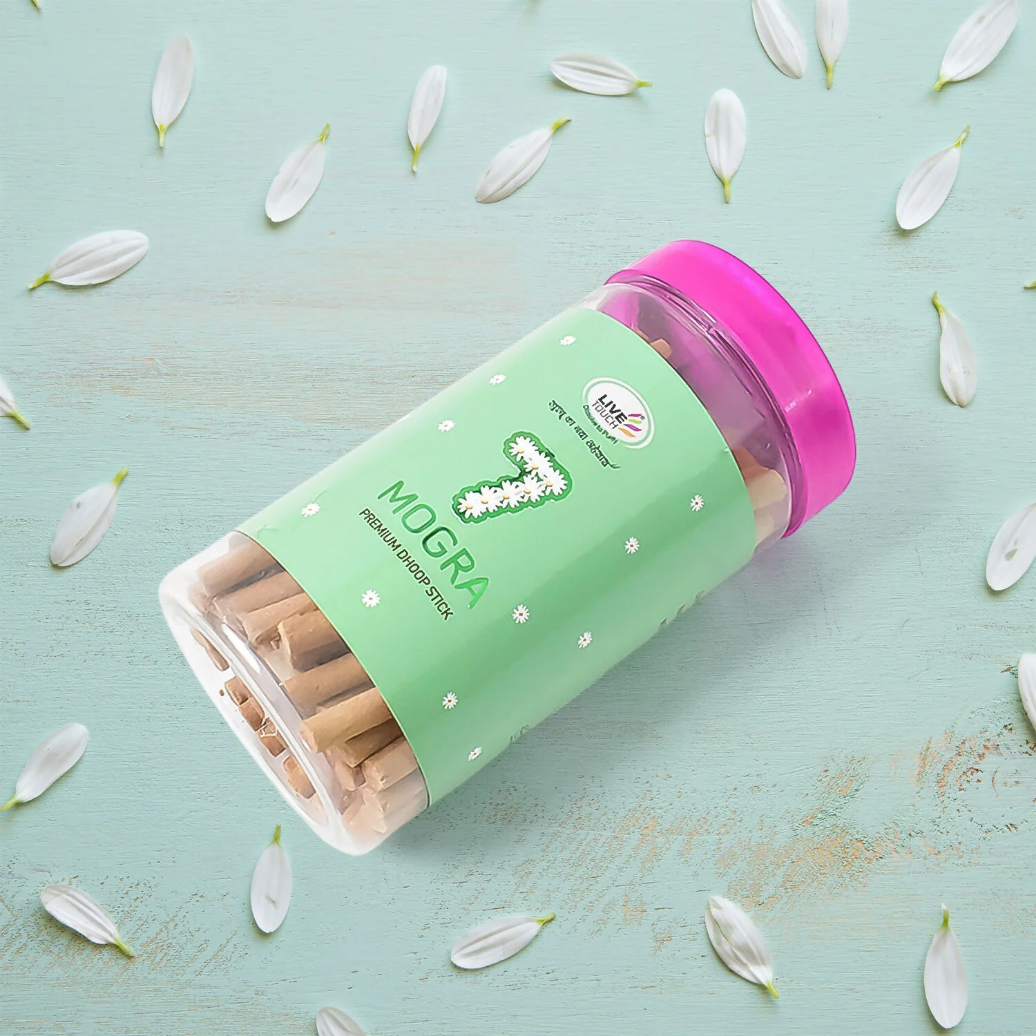 Mogra Dhoop Sticks – Premium Fragrant Jar Pack 100g - Image 2