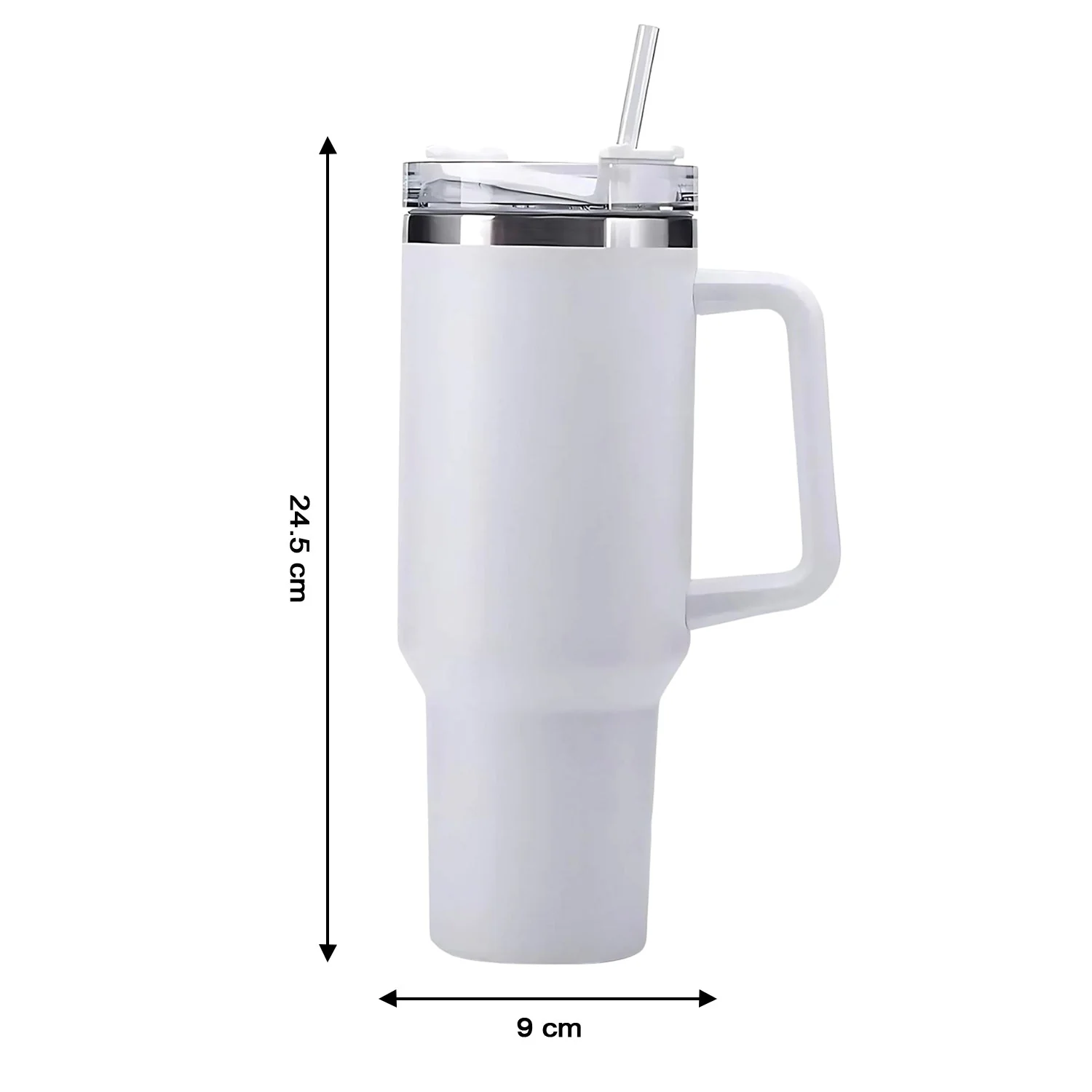 Stainless Steel Travel Mug – 890ML Vacuum Insulated Tumbler - Image 6