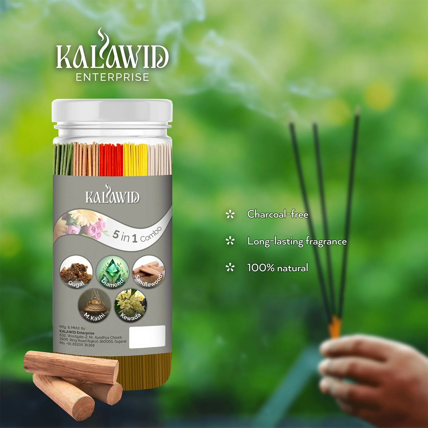 Agarbatti – Long-lasting fragrant sticks for spiritual ambiance - Image 2