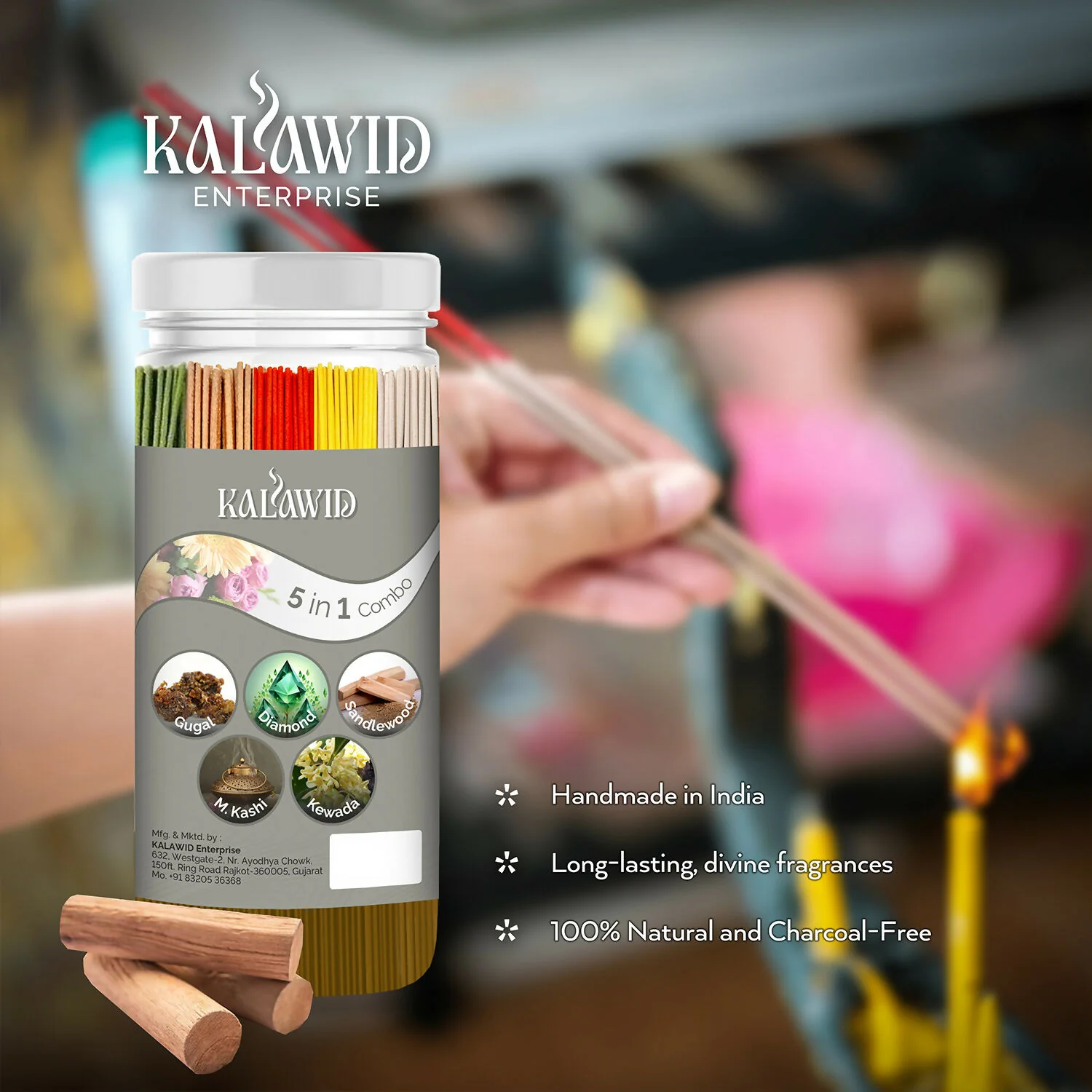 Agarbatti – Long-lasting fragrant sticks for spiritual ambiance - Image 4