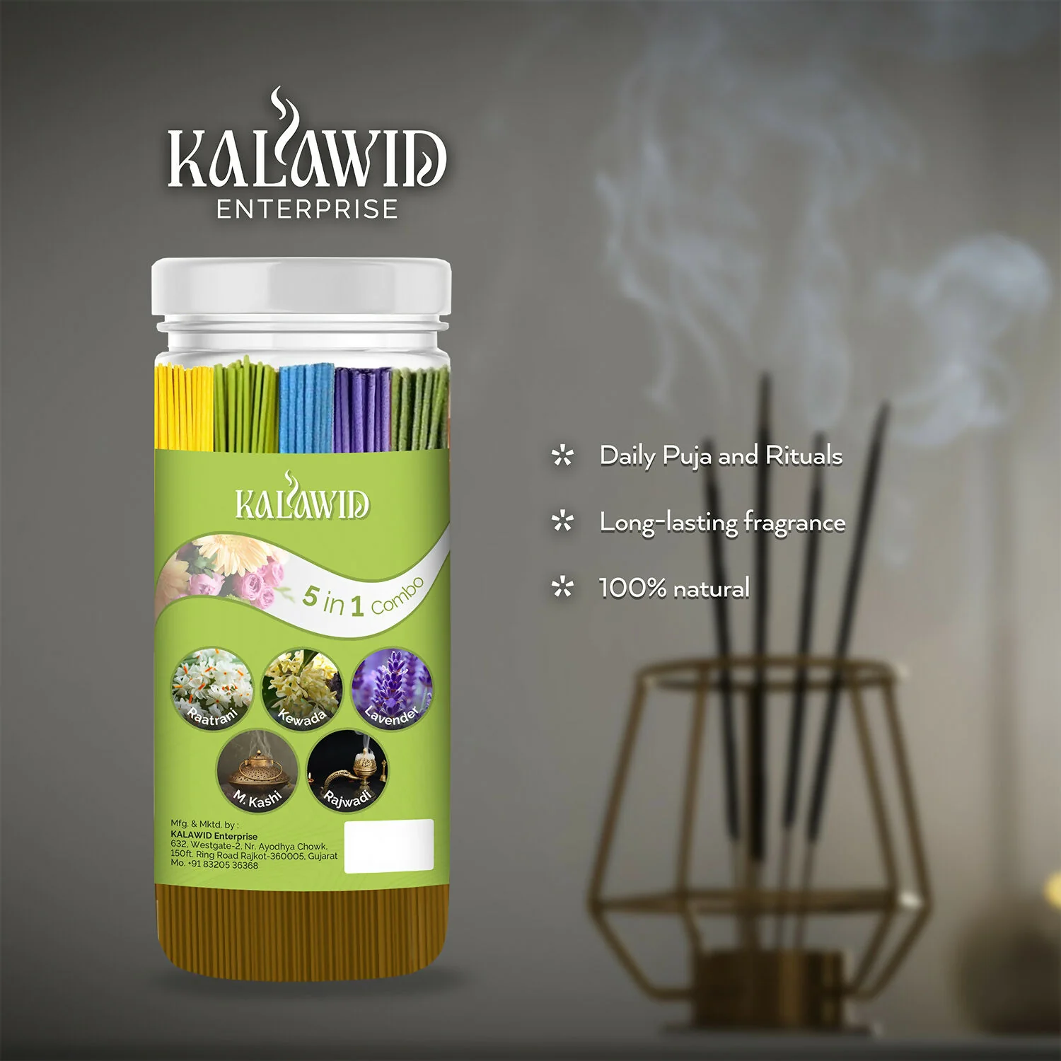 Premium Agarbatti – Long-lasting fragrances for spiritual & home use - Image 2