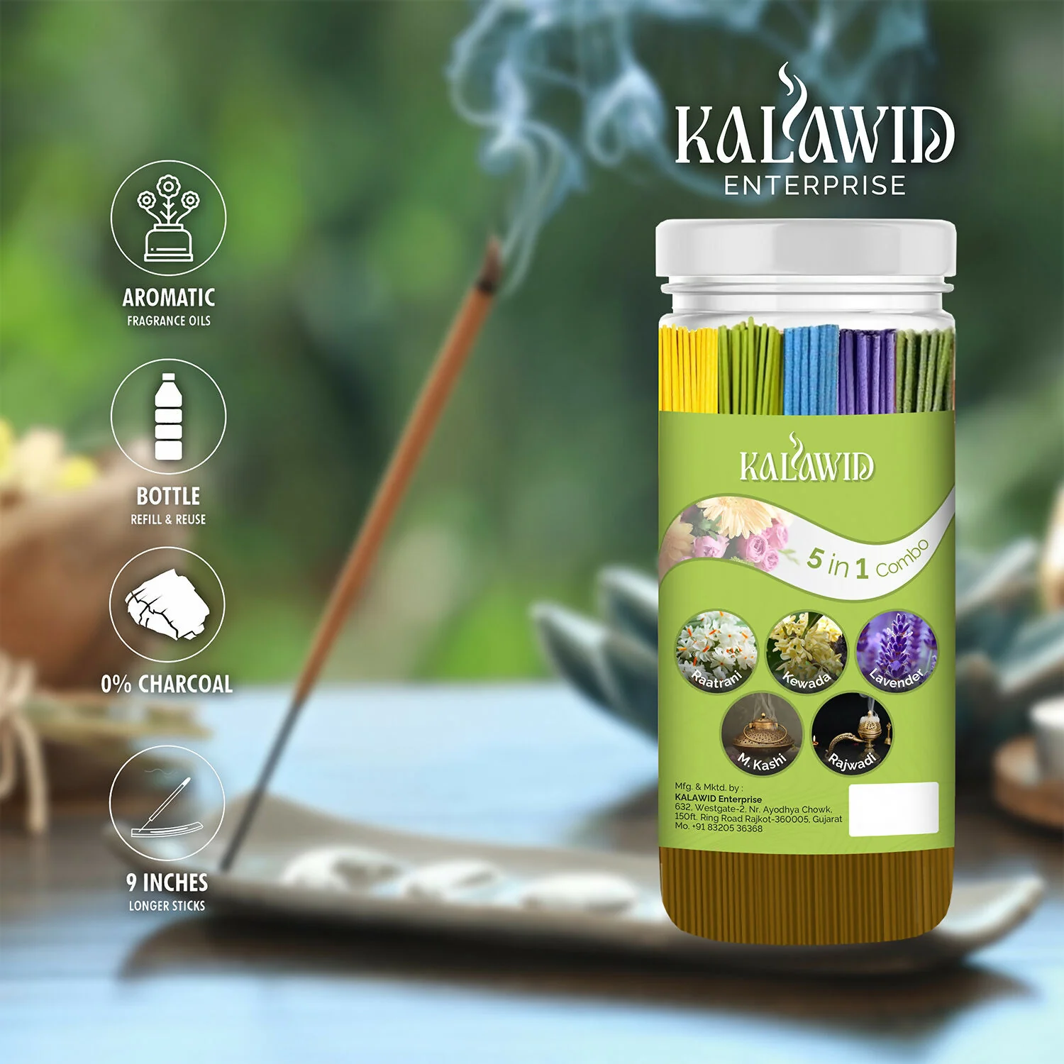 Premium Agarbatti – Long-lasting fragrances for spiritual & home use - Image 4