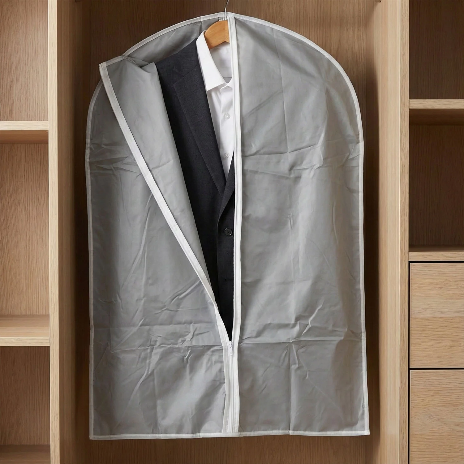 Breathable Garment Cover Set – 5-Pack for Dust-Free Storage - Image 4