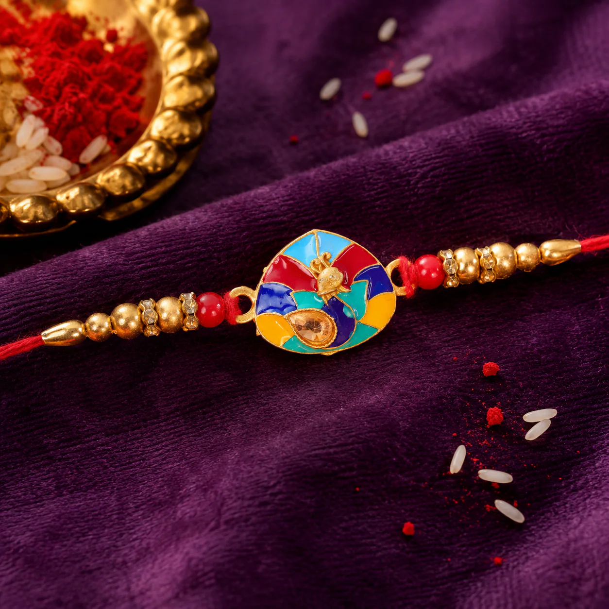 Premium Cartoon Character Traditional Designer Rakhi for Brother - Image 2