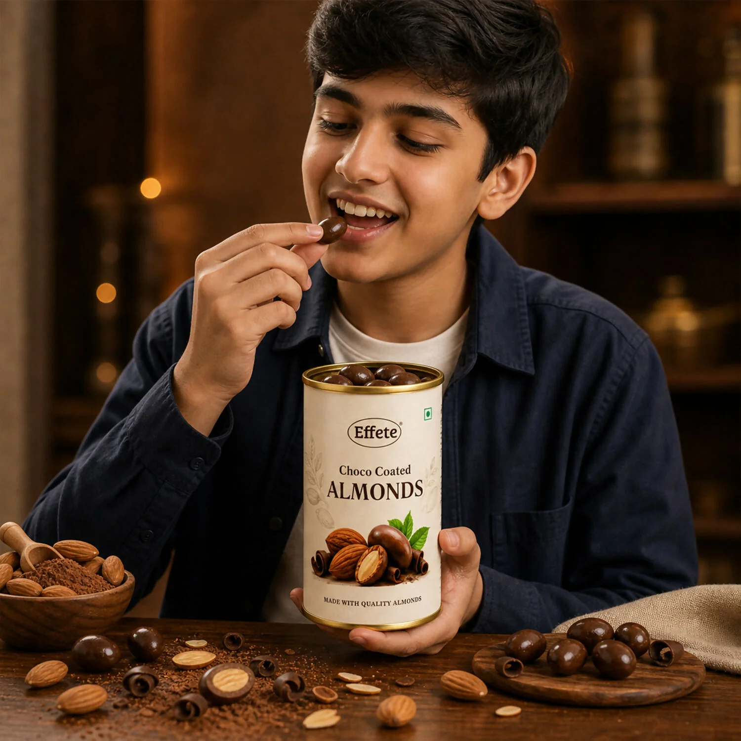 Premium Effete Choco Coated Almonds (96 Gm) - Image 4