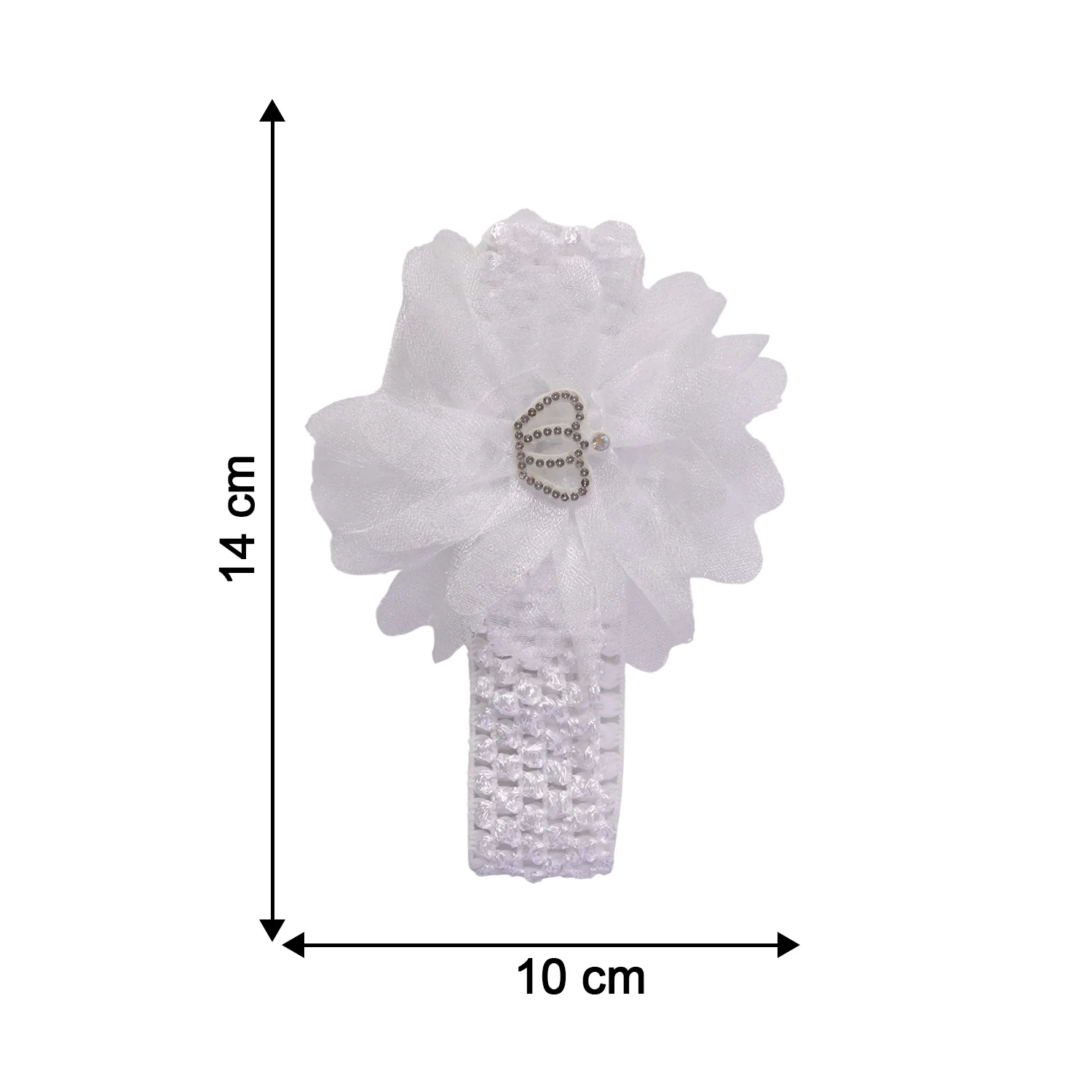 Baby Hair Headband – Soft Elastic Floral Crown Accessory - Image 6