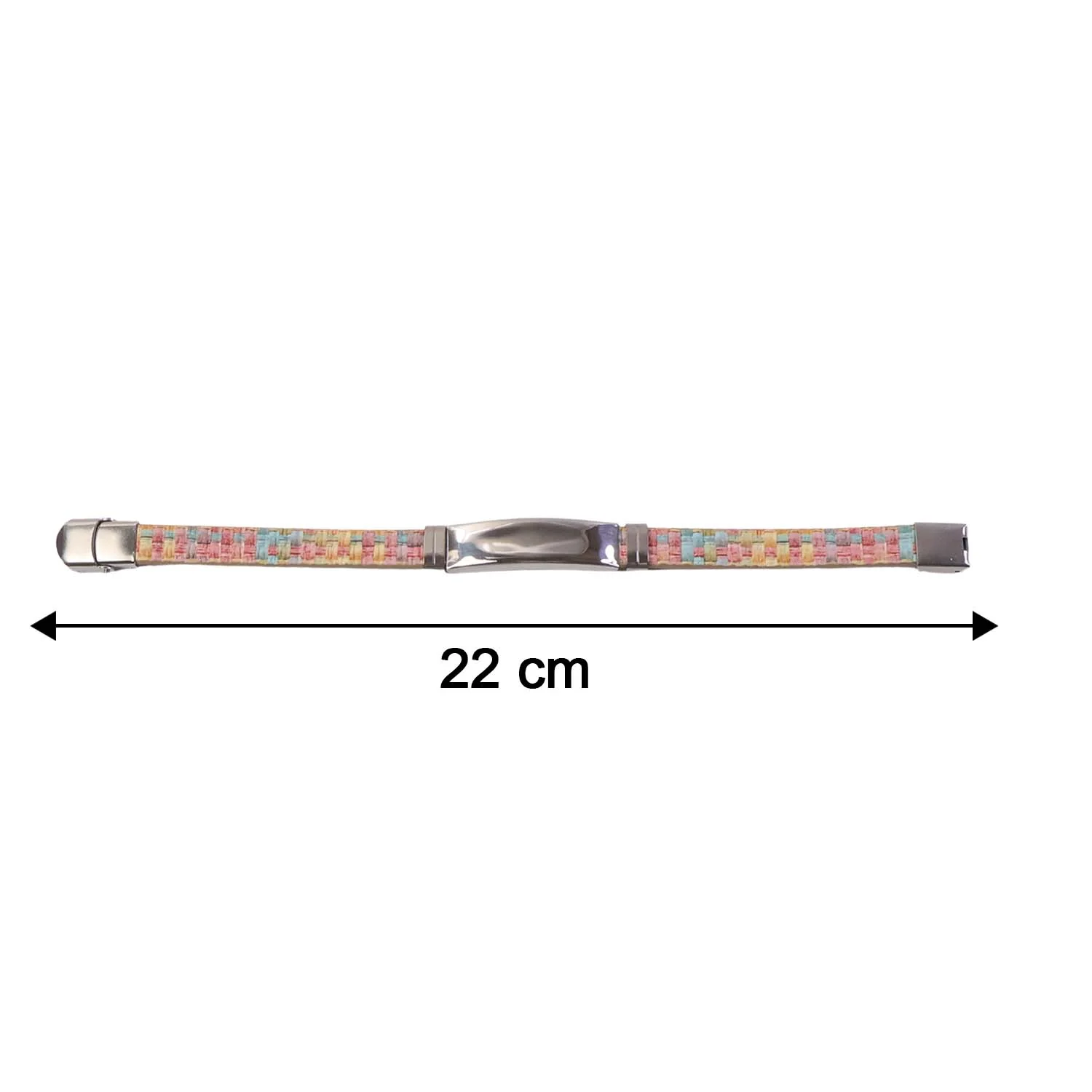 Multicolor Woven Wrist Bracelet – Premium Stylish Lock Clasp - Image 6