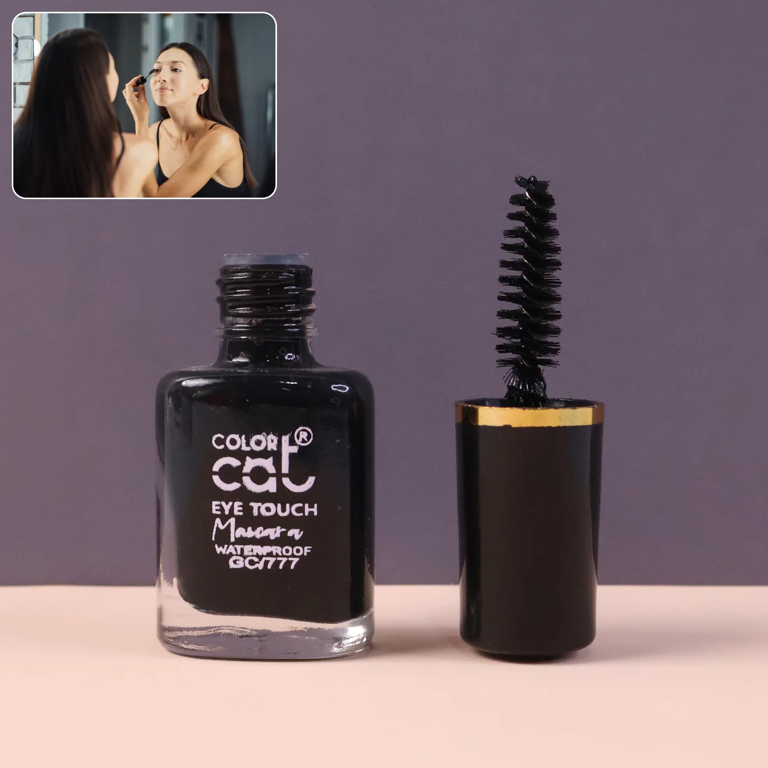 Waterproof Mascara – Ultra-Black Volumizing & Lengthening Formula - Image 7