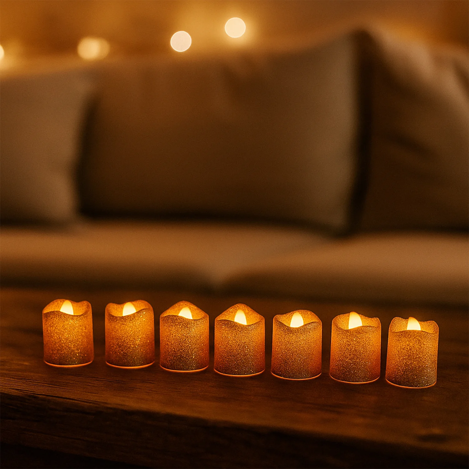 LED Tealight Candles – Safe Flameless Decorative Set of 24 - Image 3