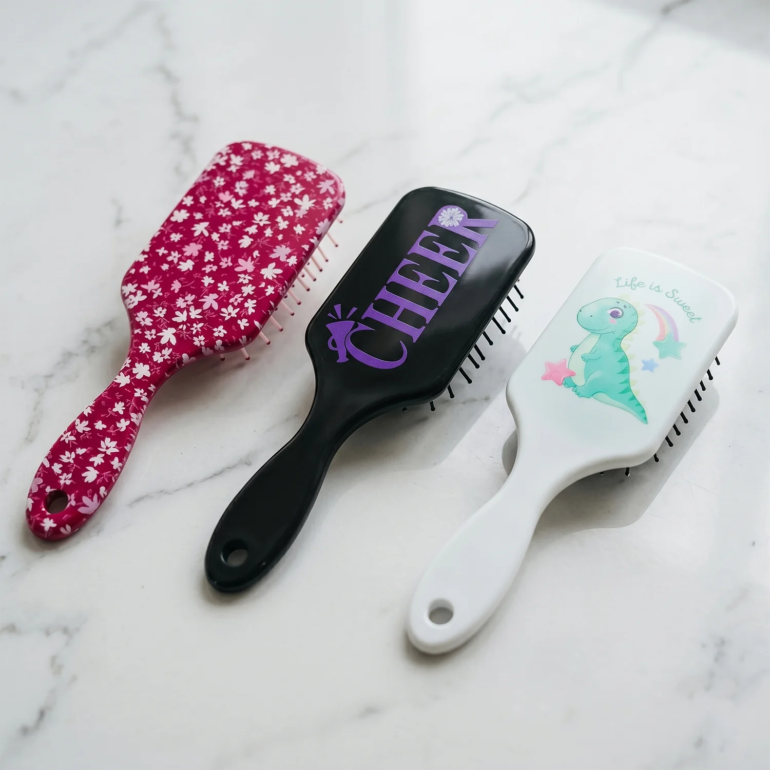 Kids Hair Comb – Colorful Cartoon Designs for Gentle Detangling - Image 7
