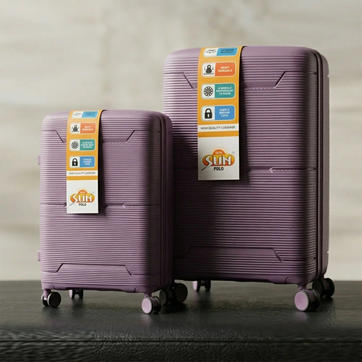 Hard Shell Travel Luggage Set – Durable & Lightweight with Spinner Wheels - Image 12