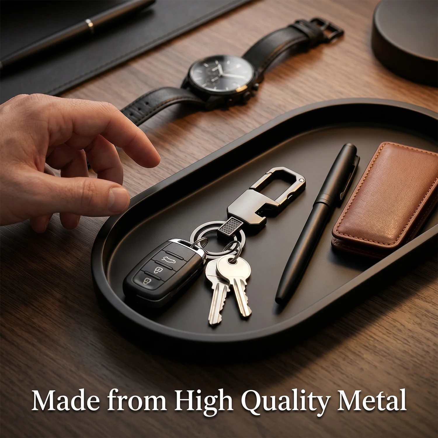Heavy Duty Metal Key Holder – Durable Swivel Carabiner Clip - Image 8