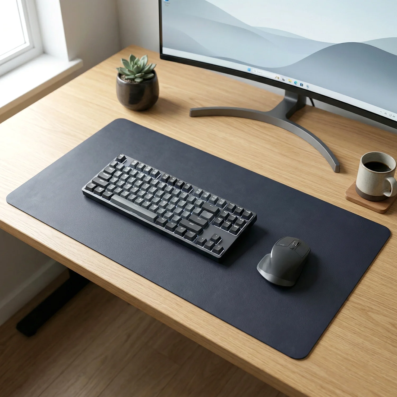 Premium Large Desk Mat – Extended Surface for Office & Gaming - Image 3