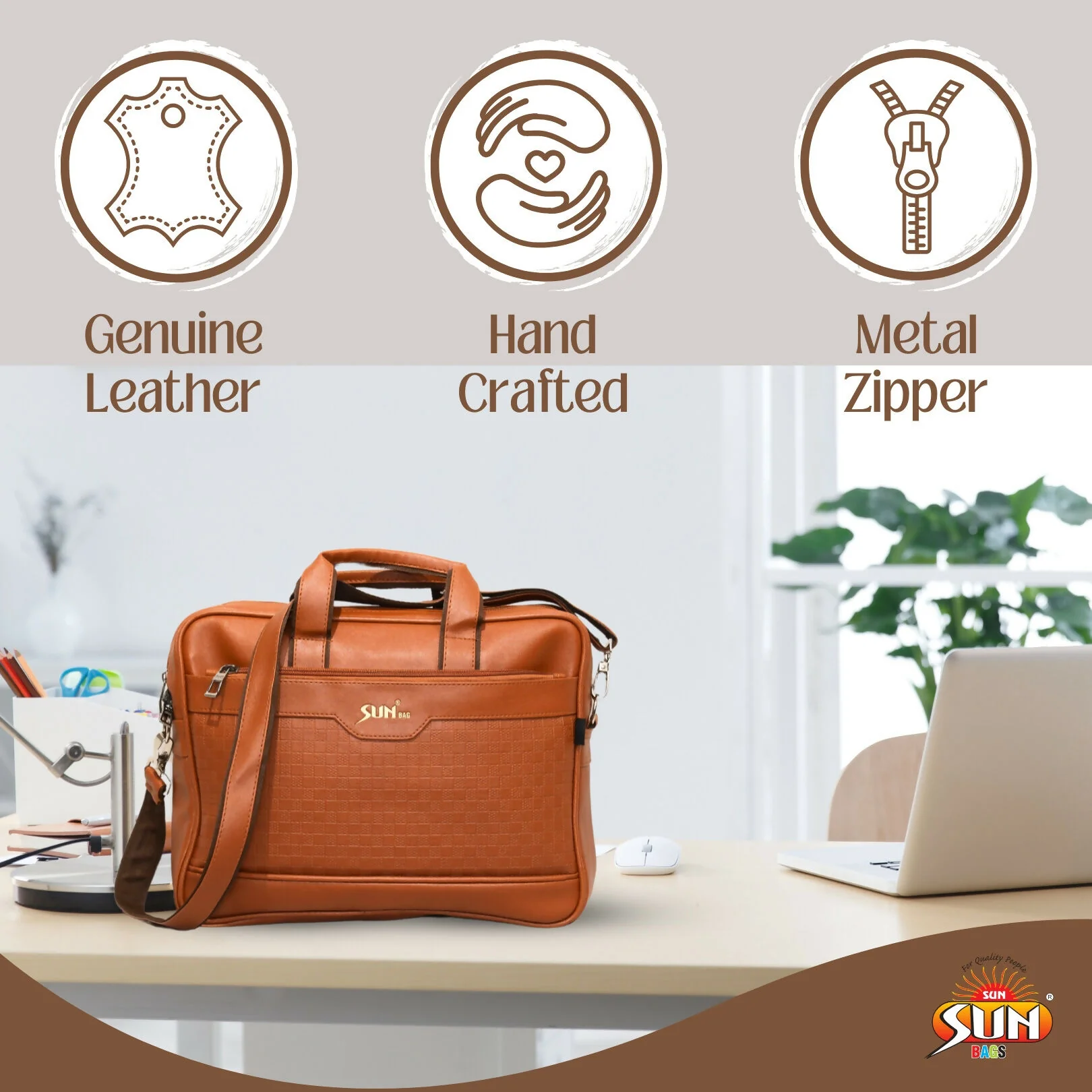 Laptop Bag – Stylish & Durable with Spacious Compartments - Image 2
