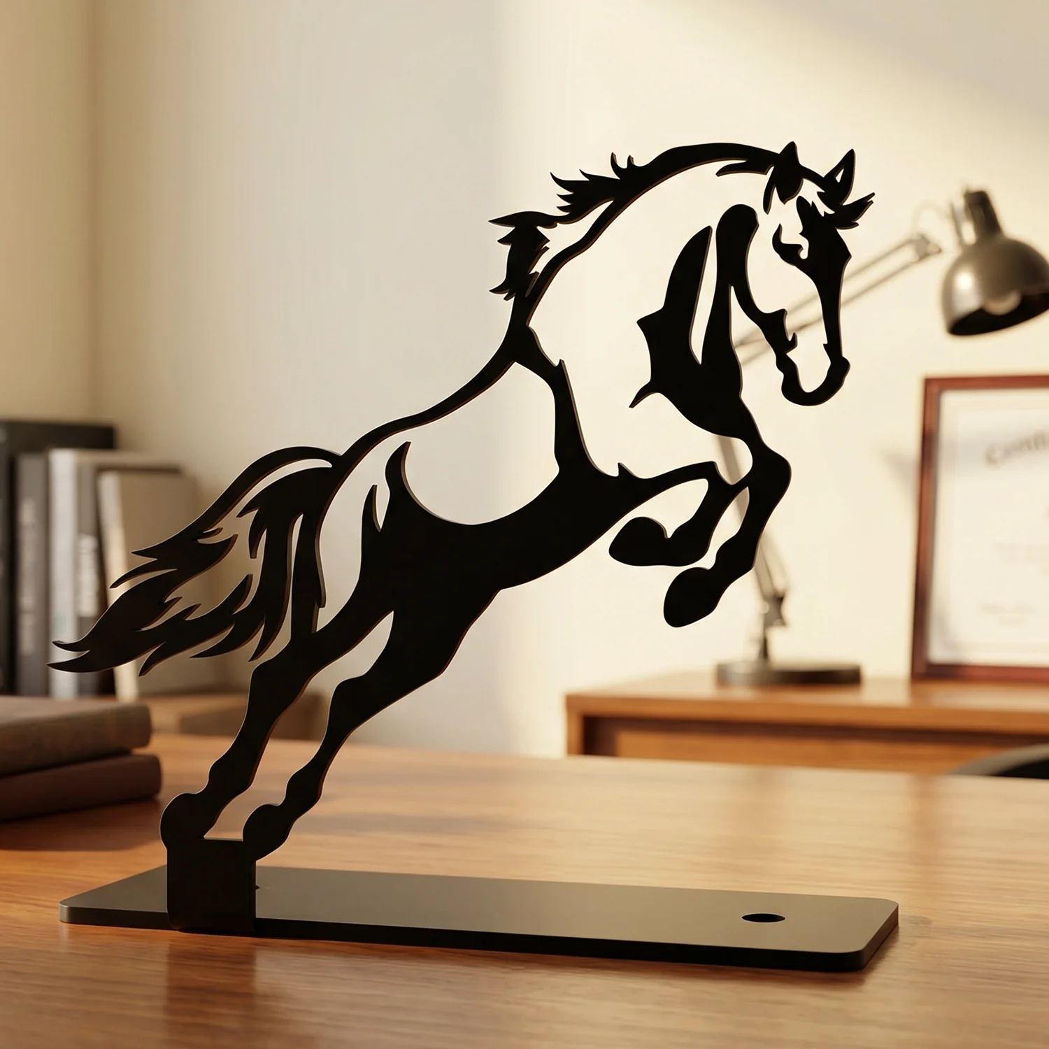 Metal Horse Sculpture – Modern Desk Decor for Sophistication - Image 5